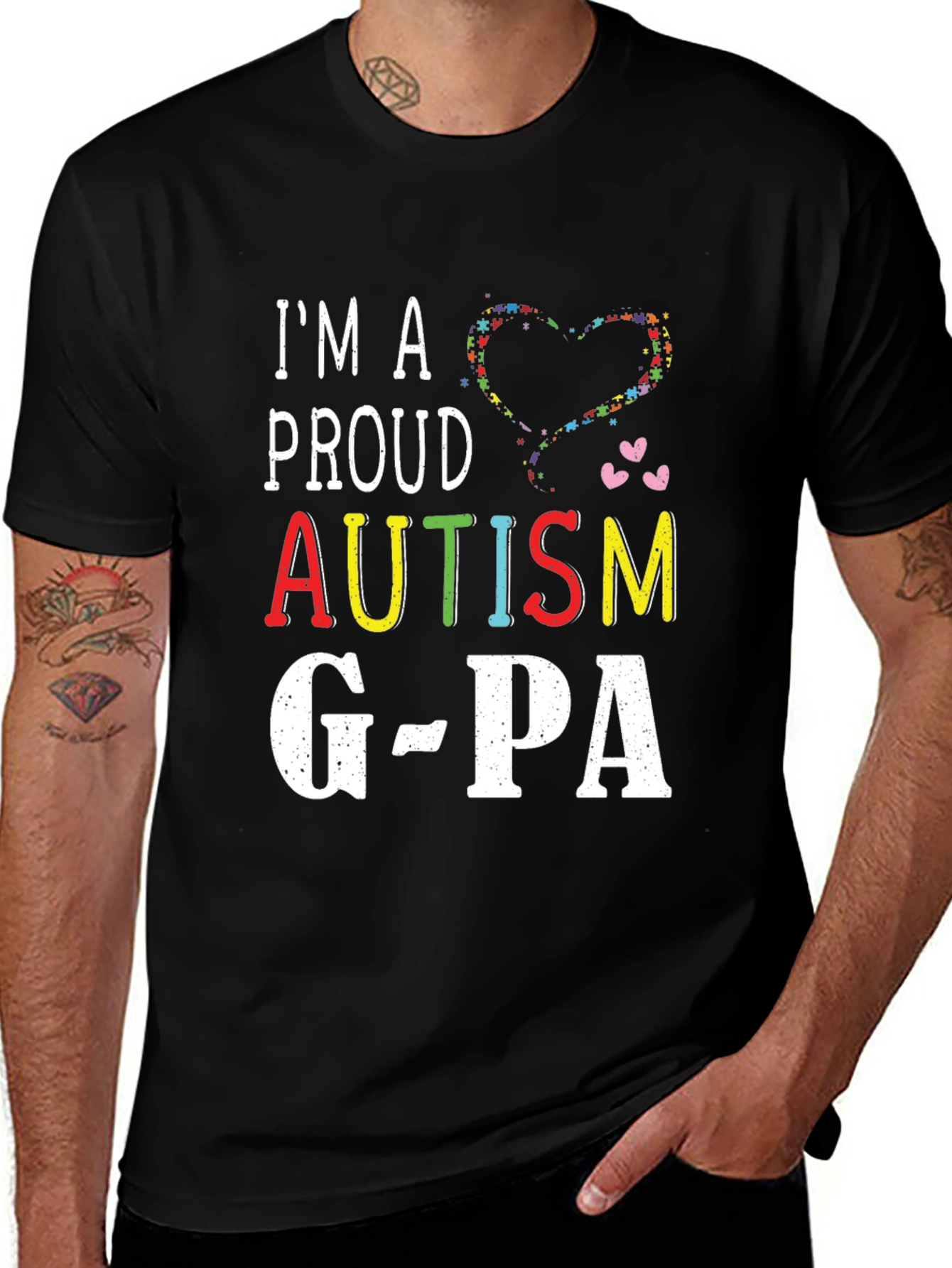 Proud Autism G-Pa T-Shirt