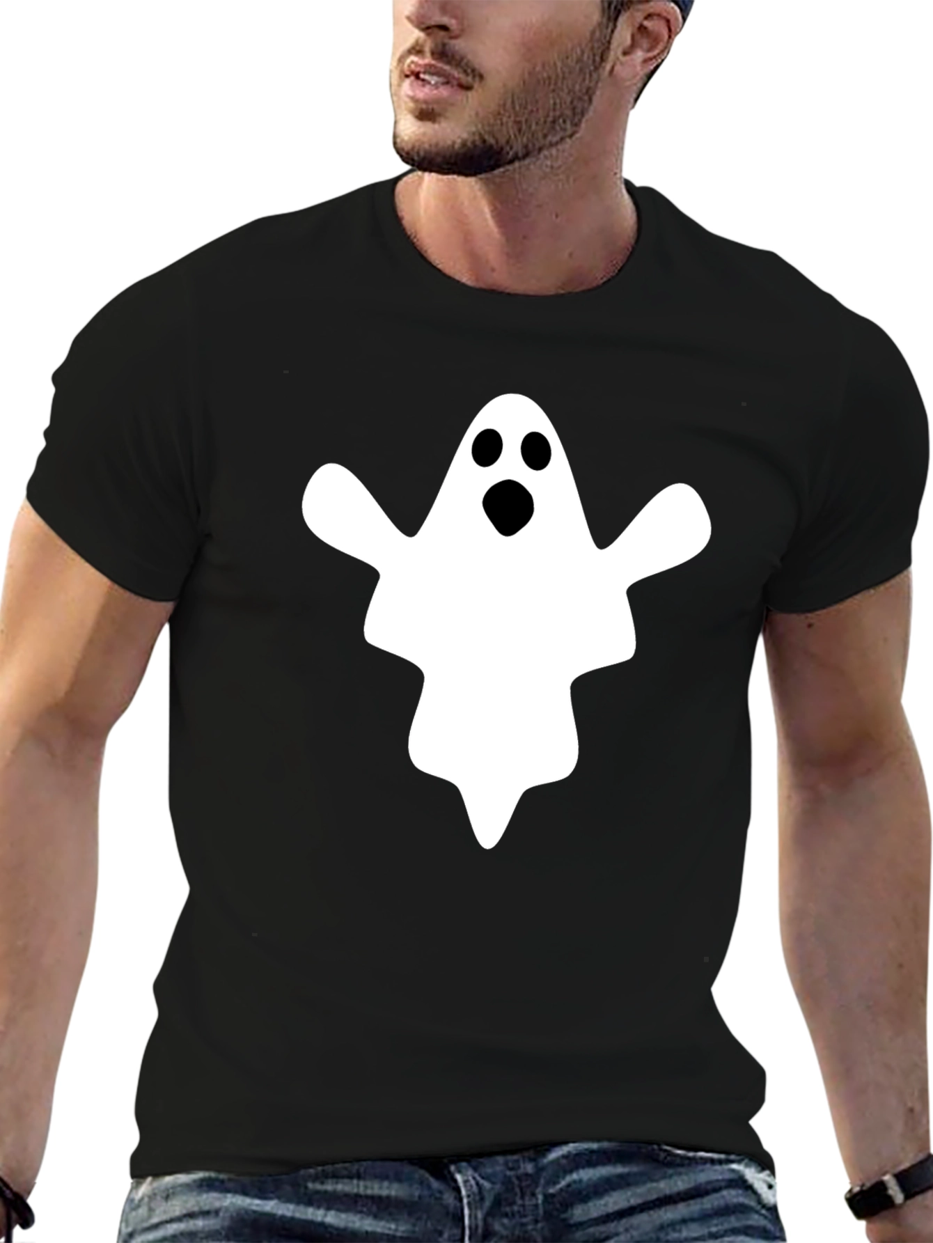 Halloween Ghost T-Shirt - Spooky Season Tee