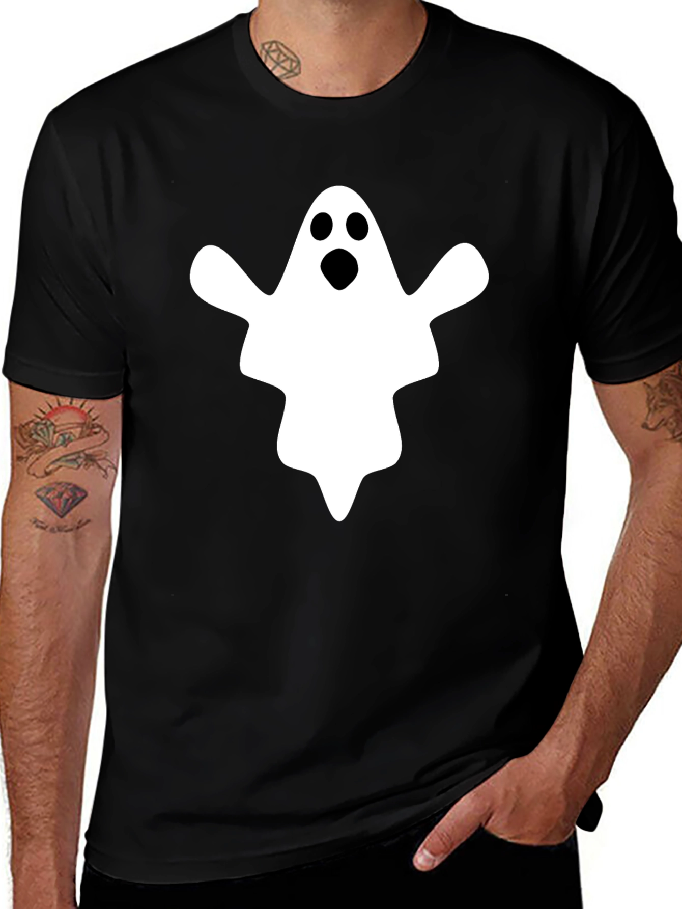 Halloween Ghost T-Shirt - Spooky Season Tee