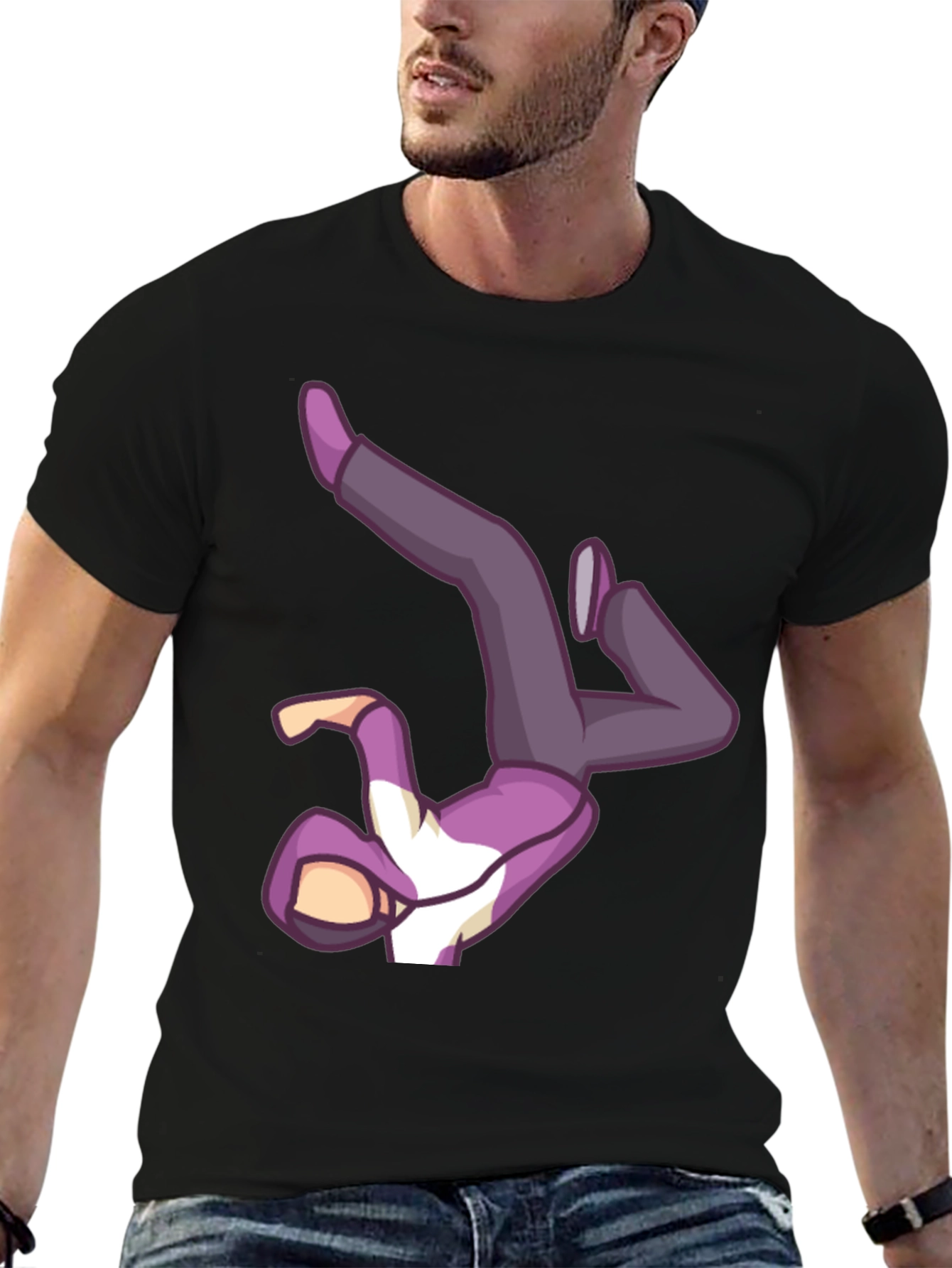 Cool Breakdancer Graphic T-Shirt