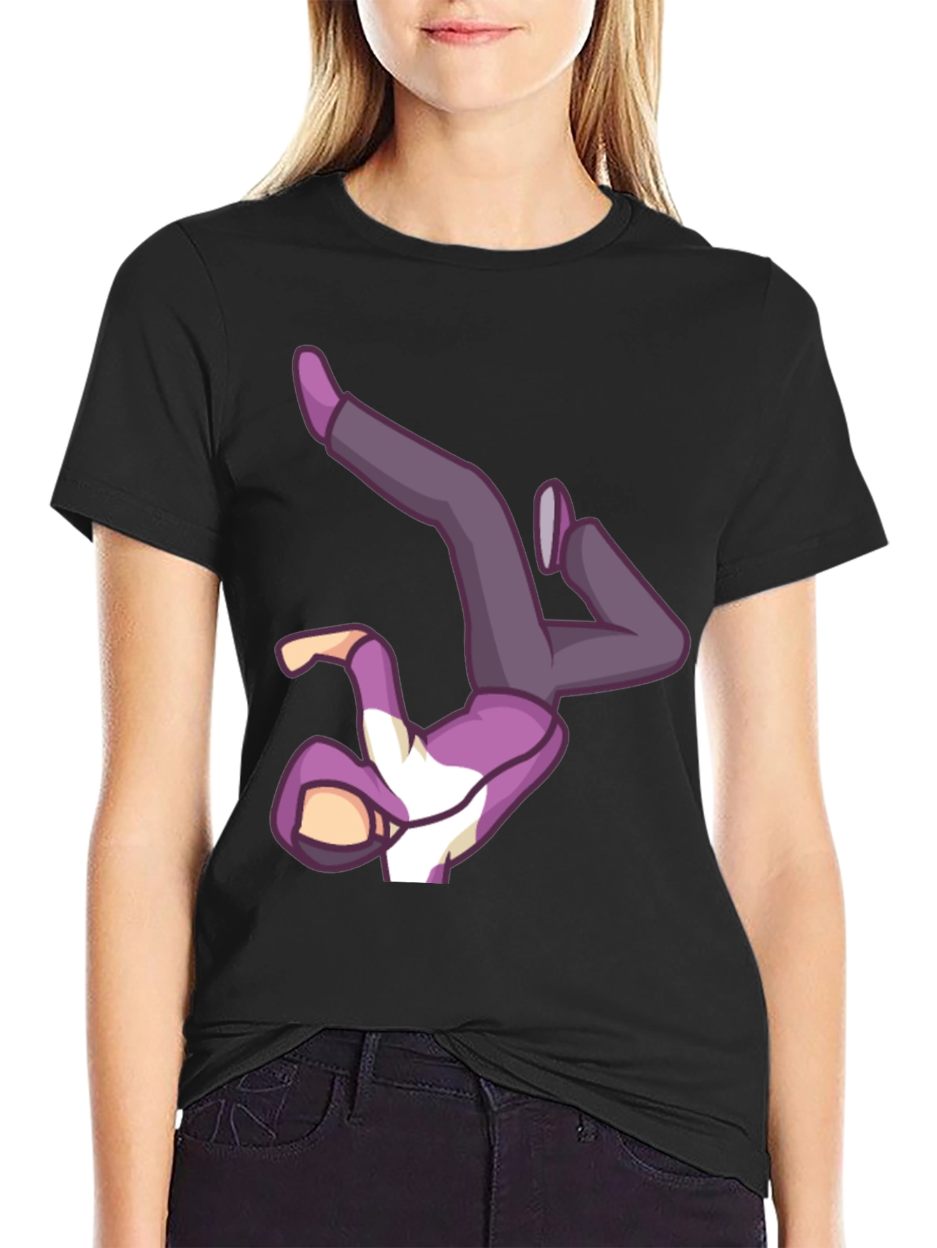 Cool Breakdancer Graphic T-Shirt