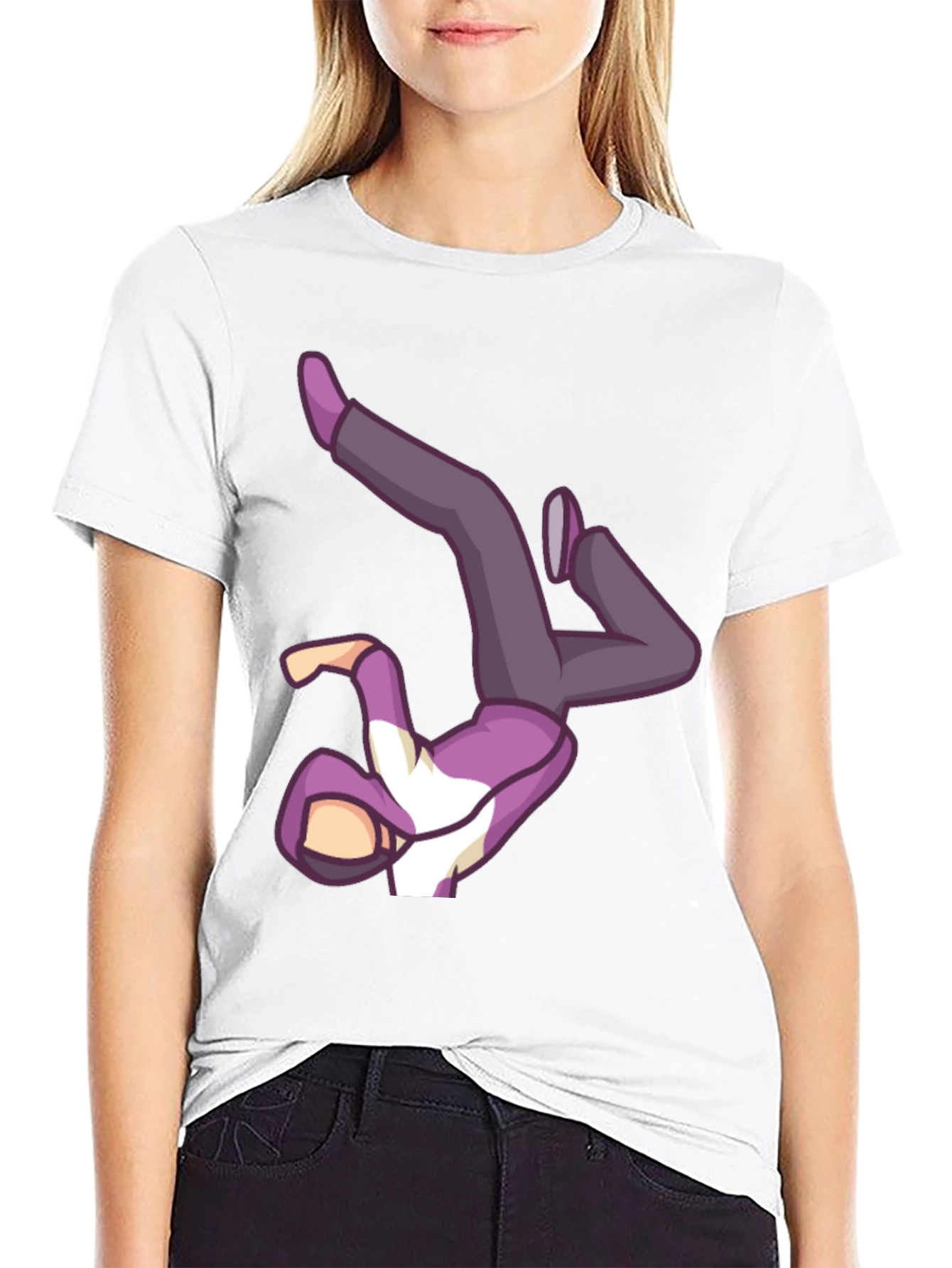 Cool Breakdancer Graphic T-Shirt