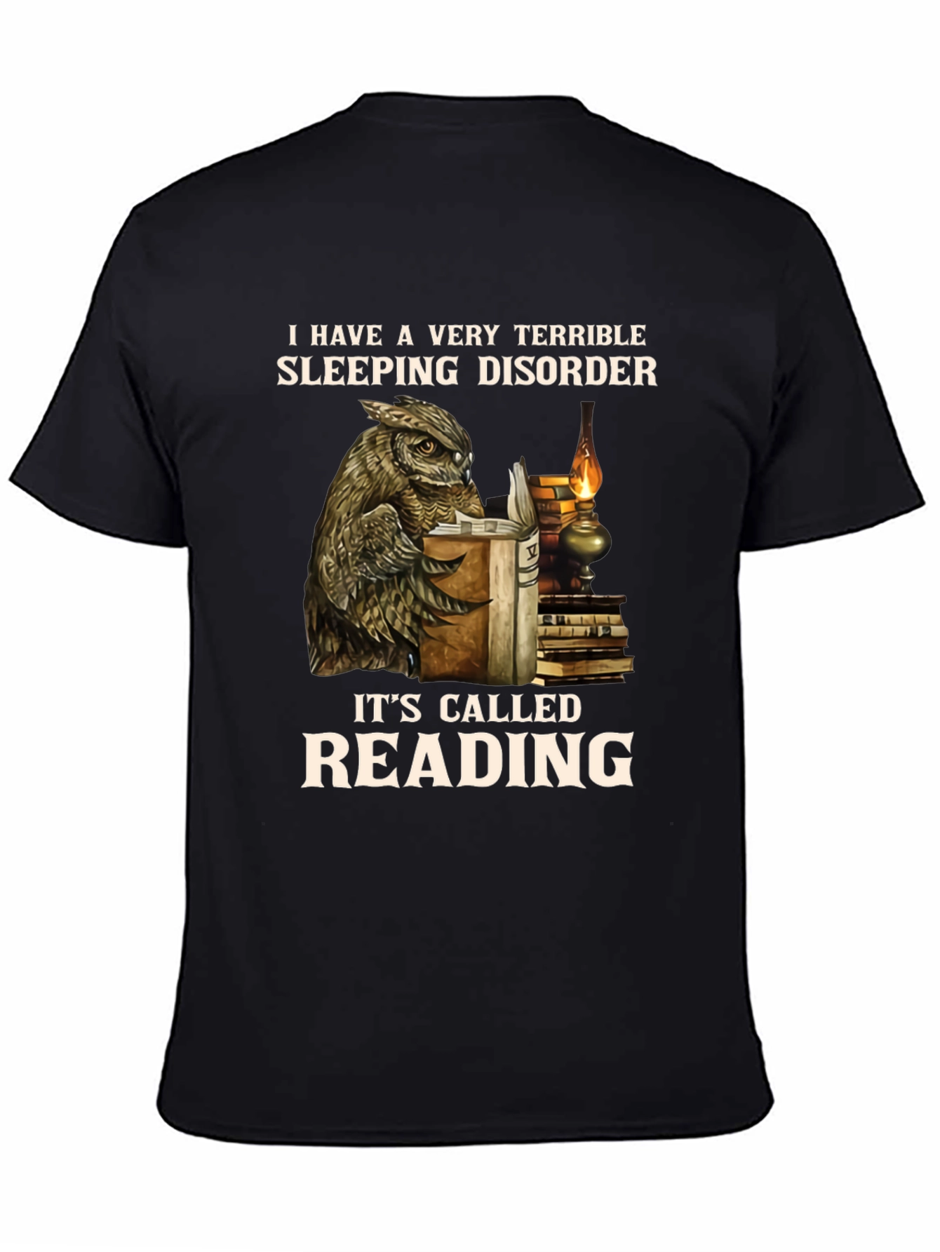 Funny Reading Disorder Owl T-Shirt