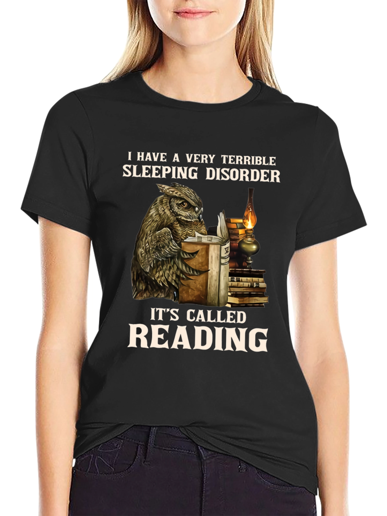 Funny Reading Disorder Owl T-Shirt