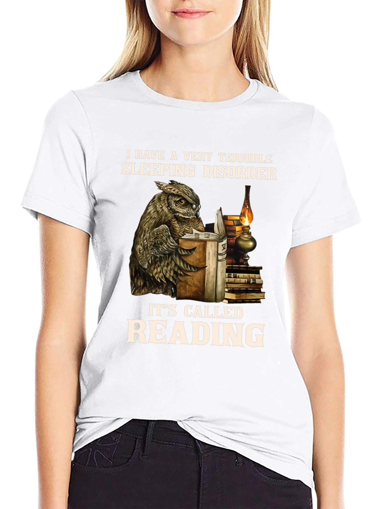 Funny Reading Disorder Owl T-Shirt