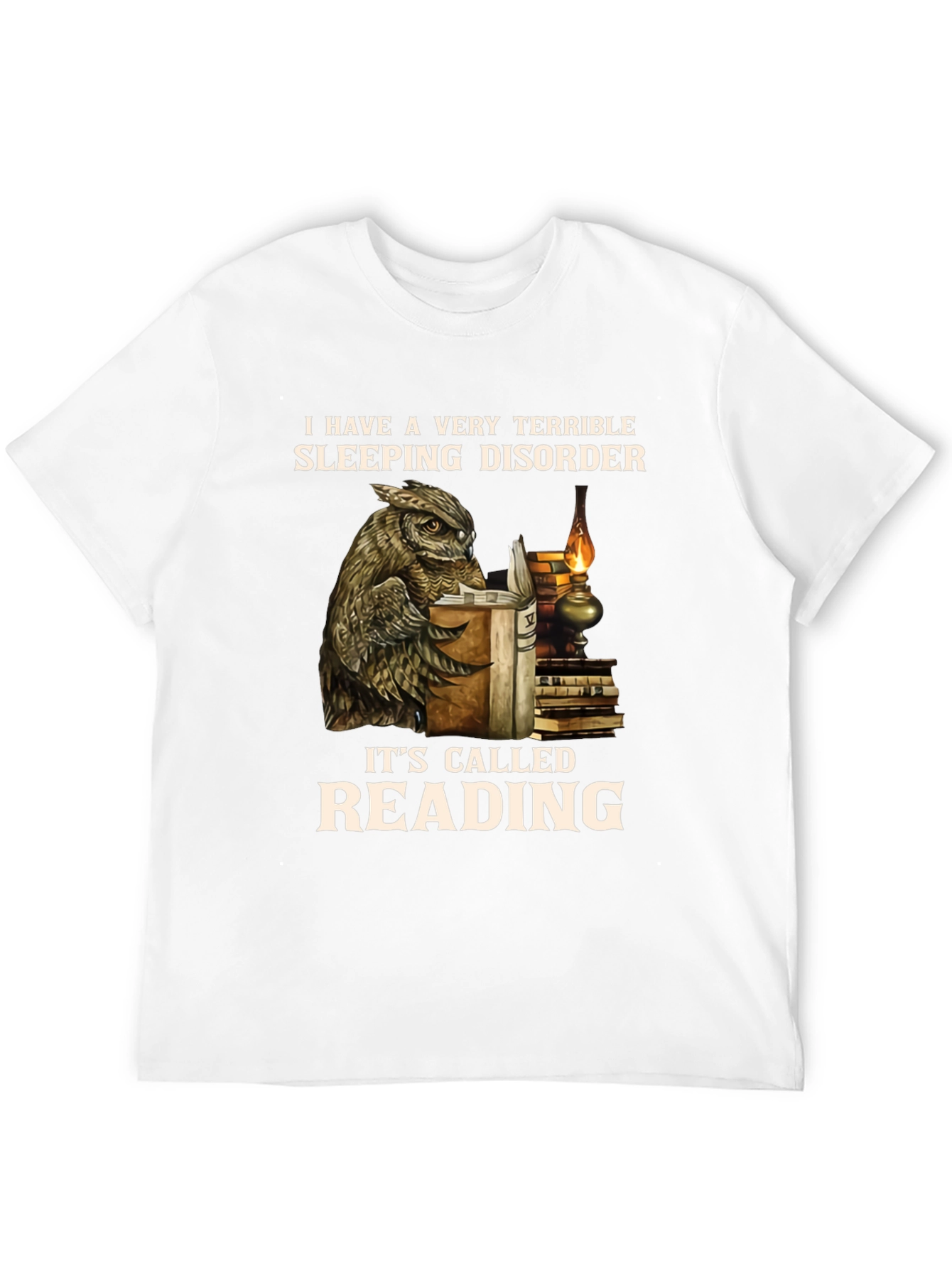 Funny Reading Disorder Owl T-Shirt