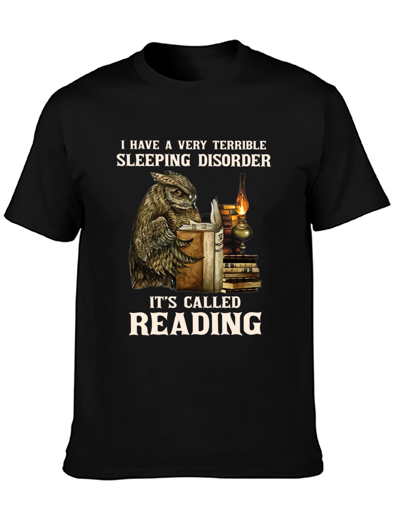 Funny Reading Disorder Owl T-Shirt