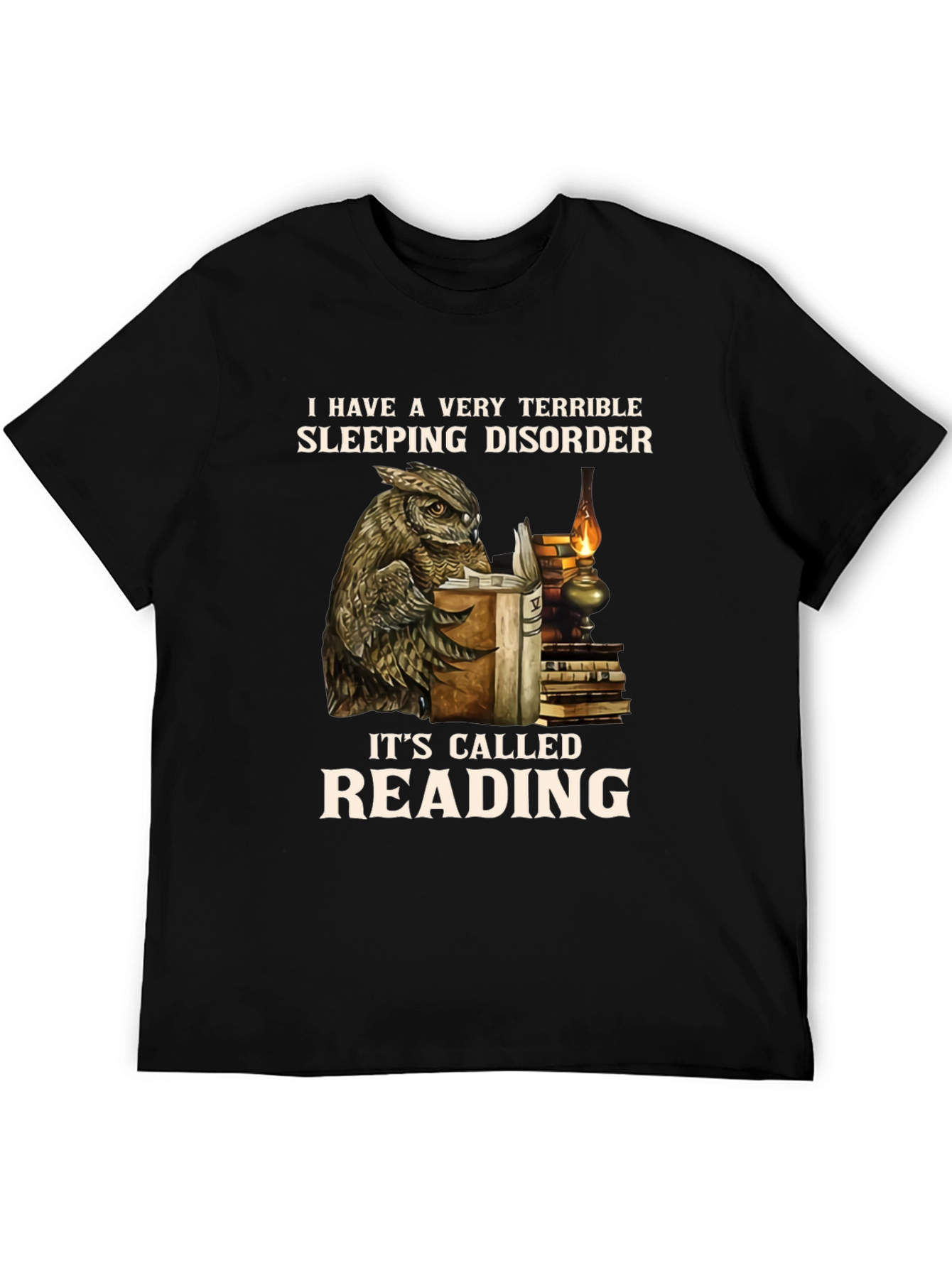 Funny Reading Disorder Owl T-Shirt