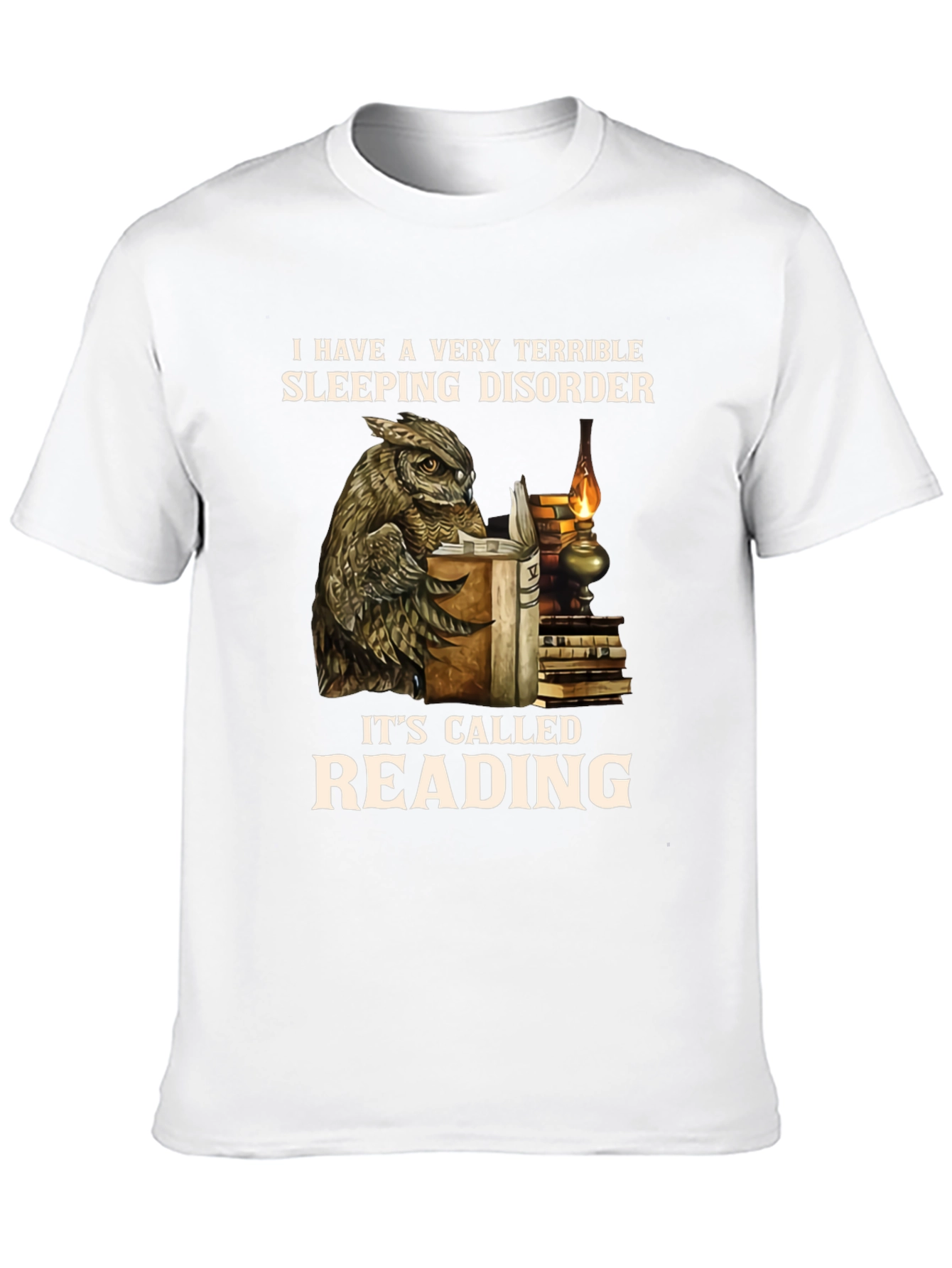 Funny Reading Disorder Owl T-Shirt