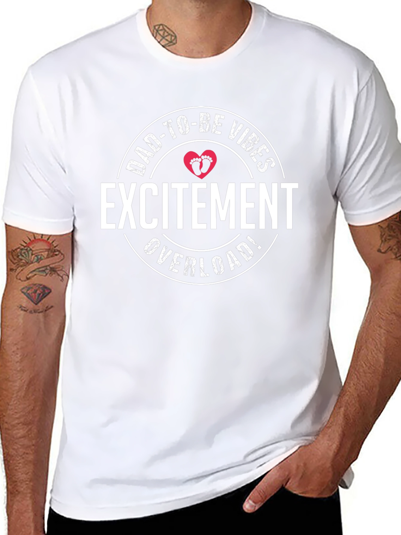 Dad-To-Be Vibes T-Shirt Excitement Overload!