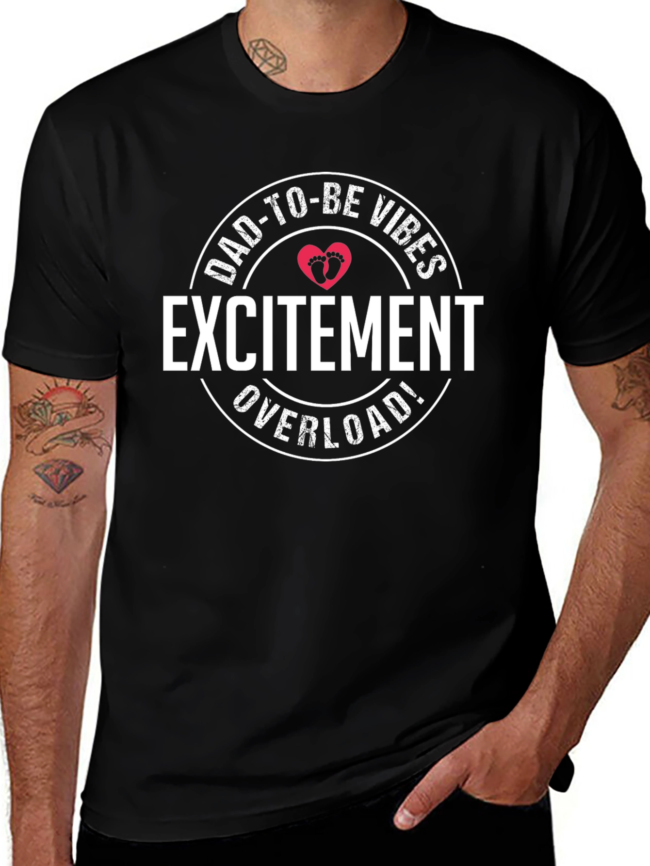 Dad-To-Be Vibes T-Shirt Excitement Overload!