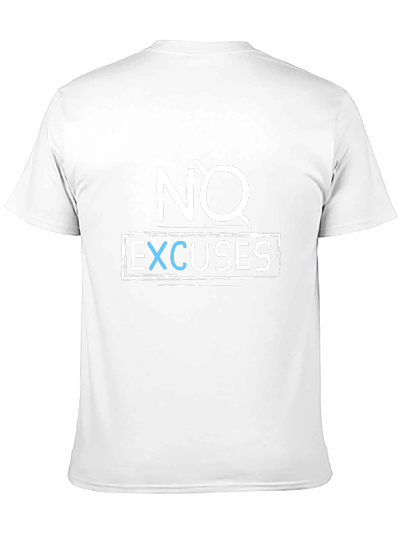 No Excuses Black Graphic T-Shirt