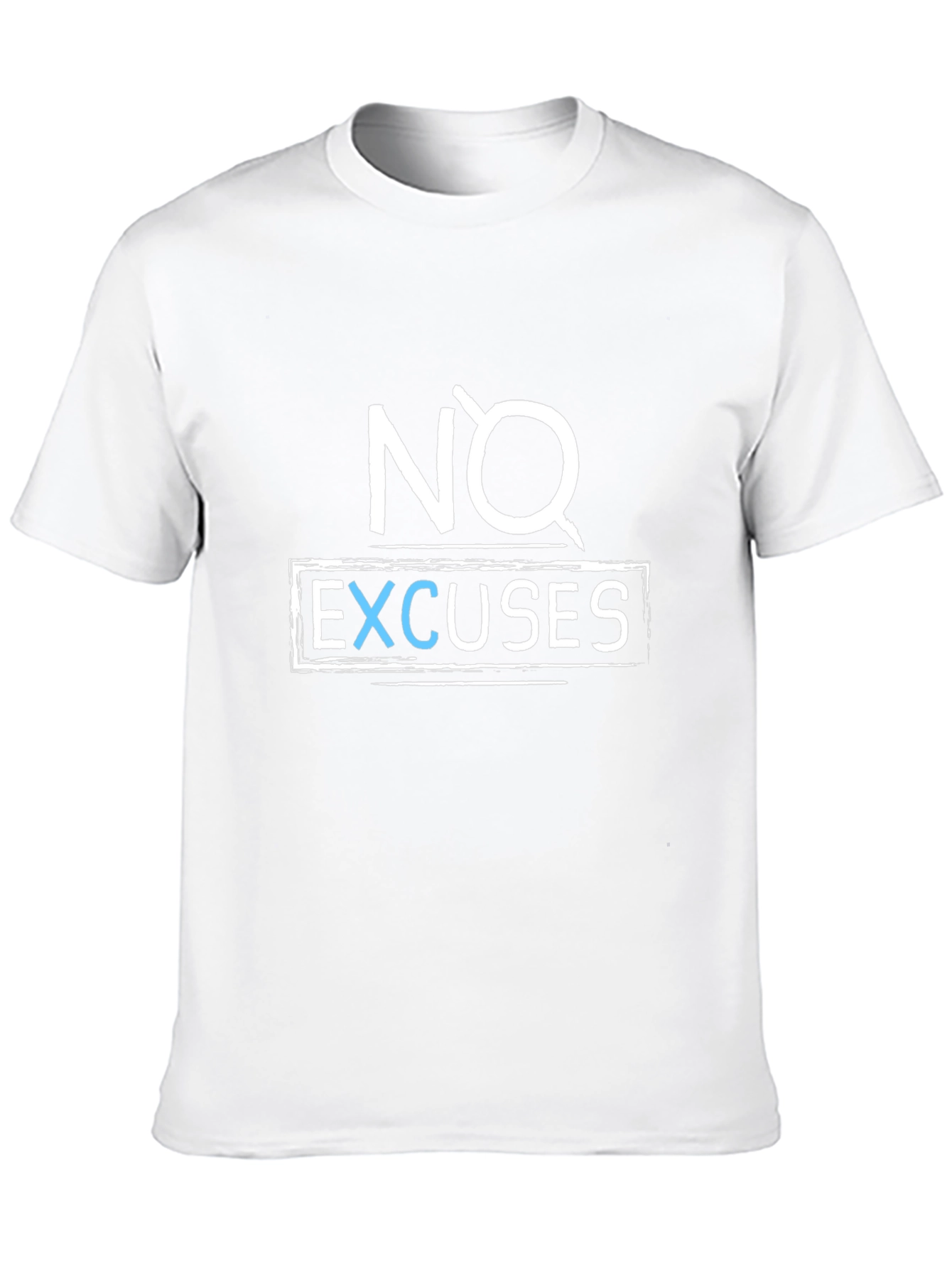 No Excuses Black Graphic T-Shirt