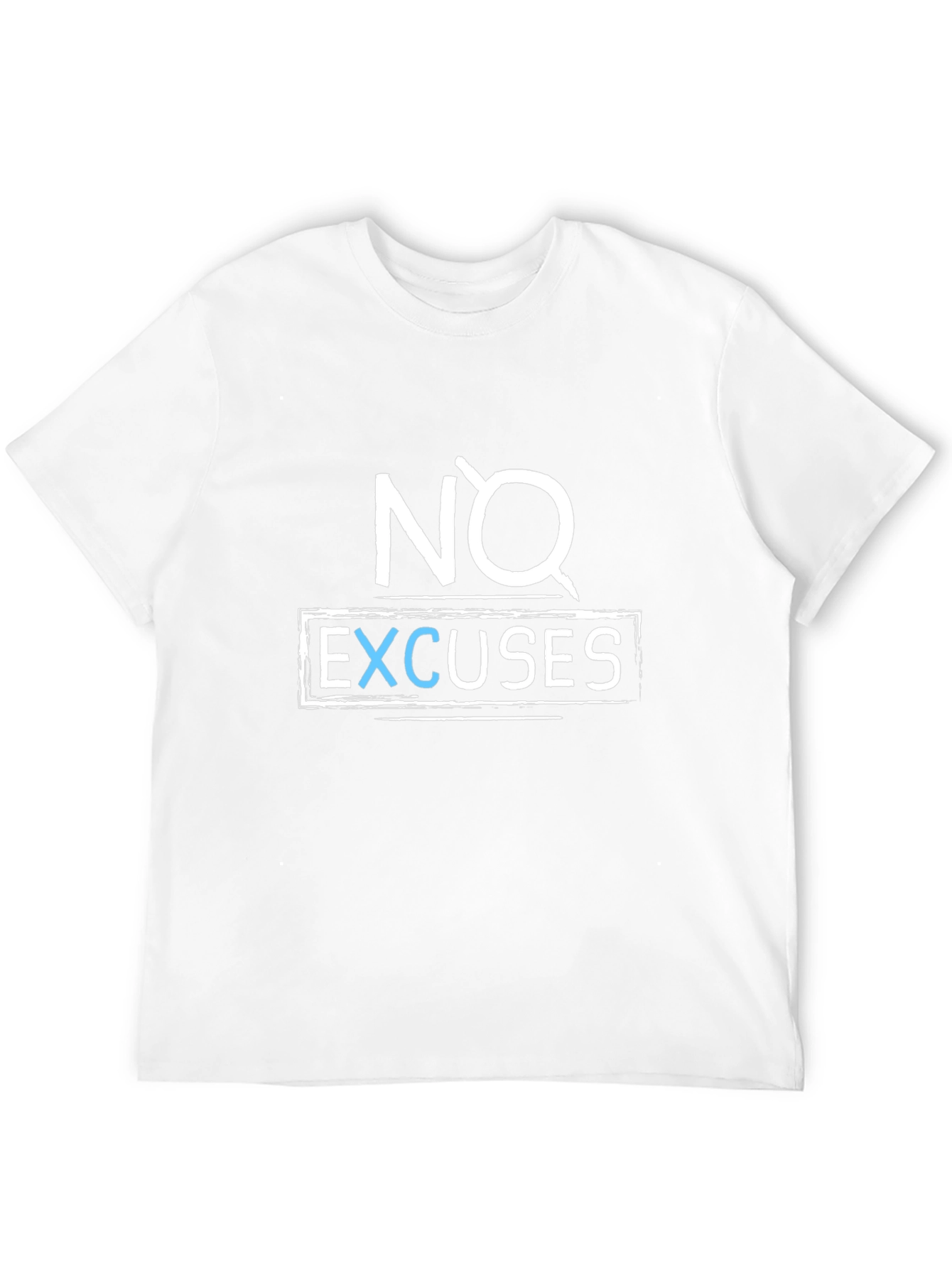 No Excuses Black Graphic T-Shirt