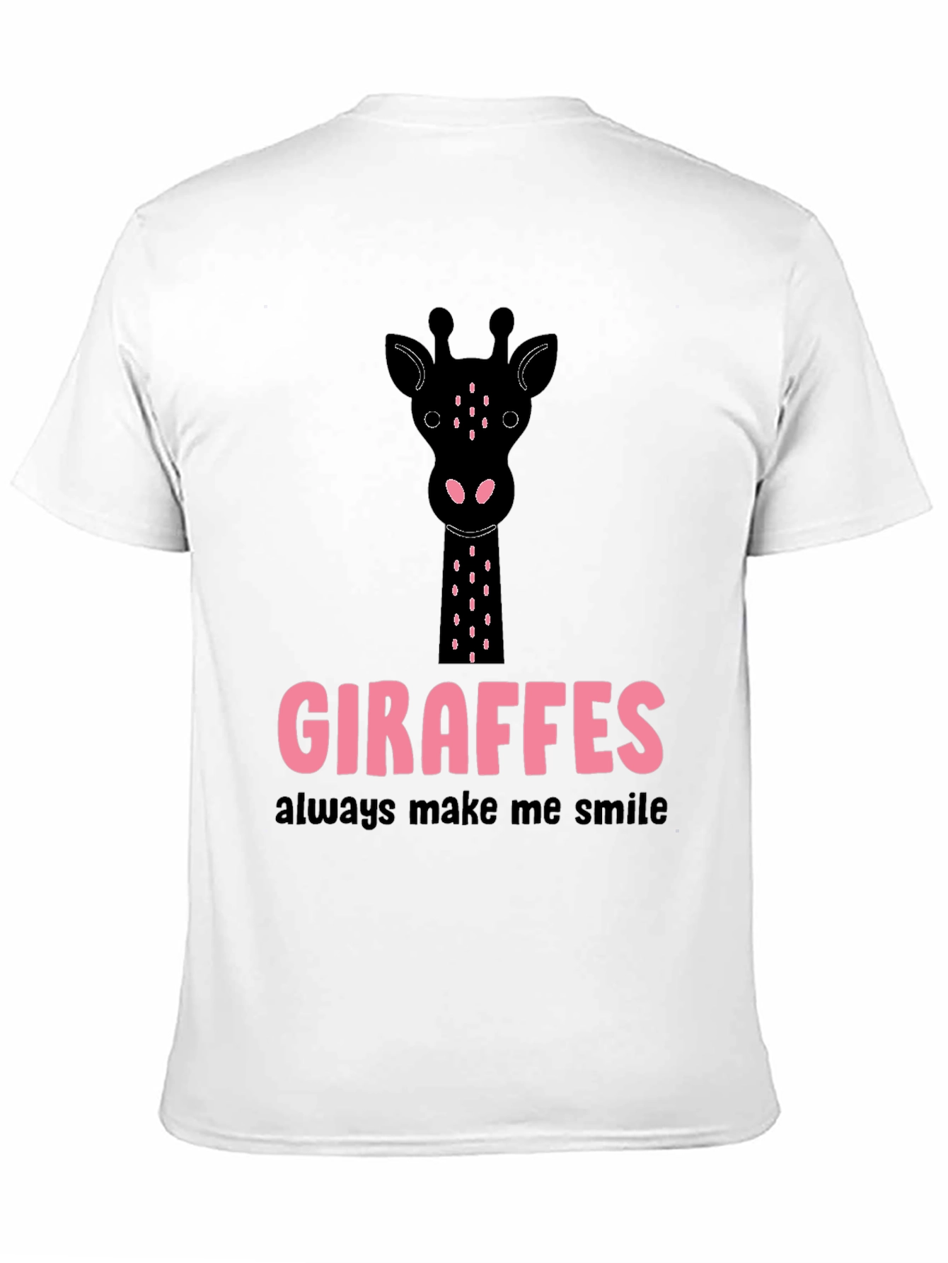 Giraffe Smile Graphic Tee - Stylish Casual Top
