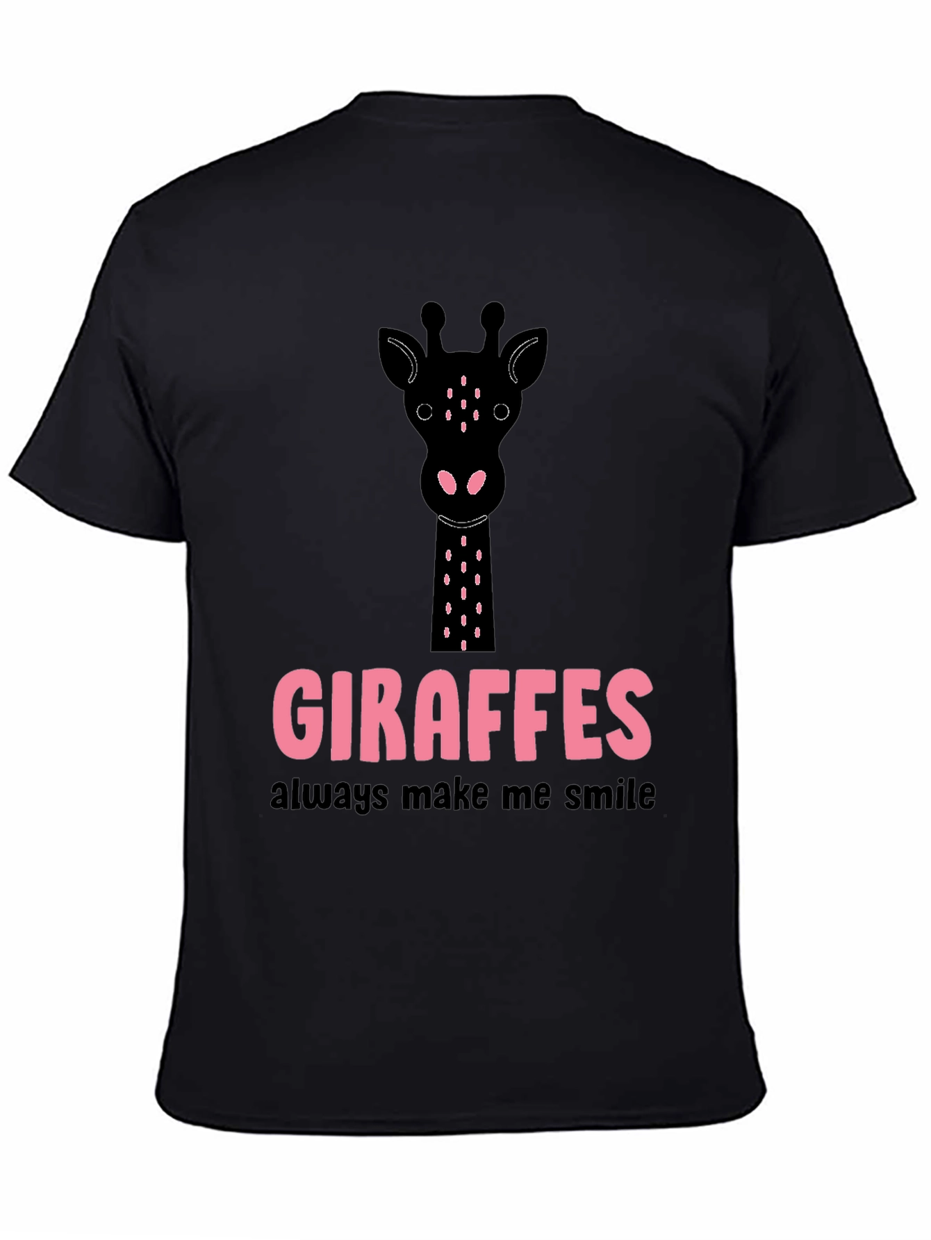 Giraffe Smile Graphic Tee - Stylish Casual Top