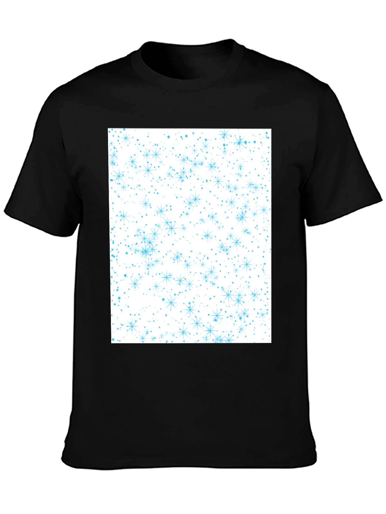Starry Sky Tee - Black Cotton Blend