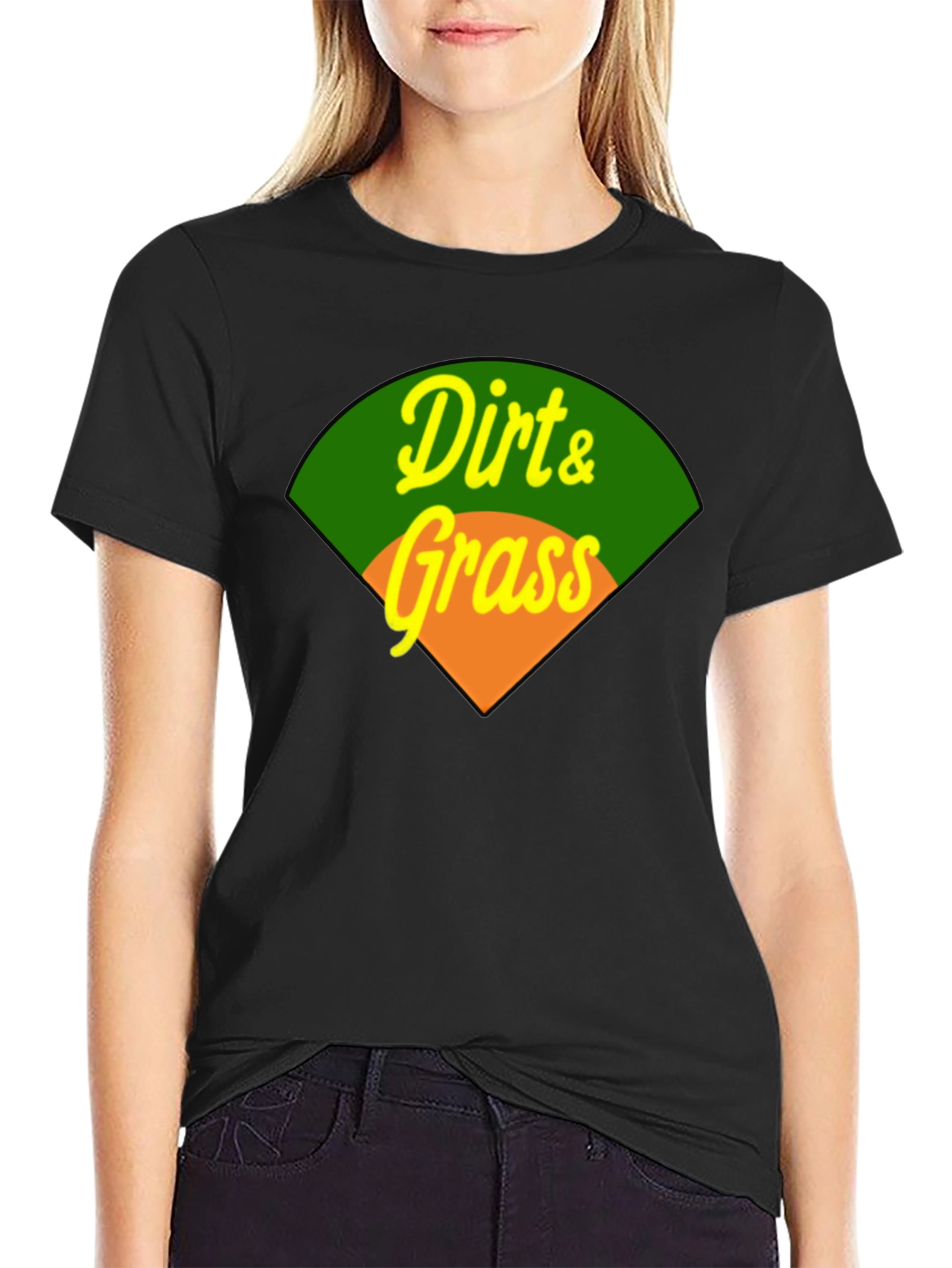 Dirt & Grass Baseball Field T-Shirt