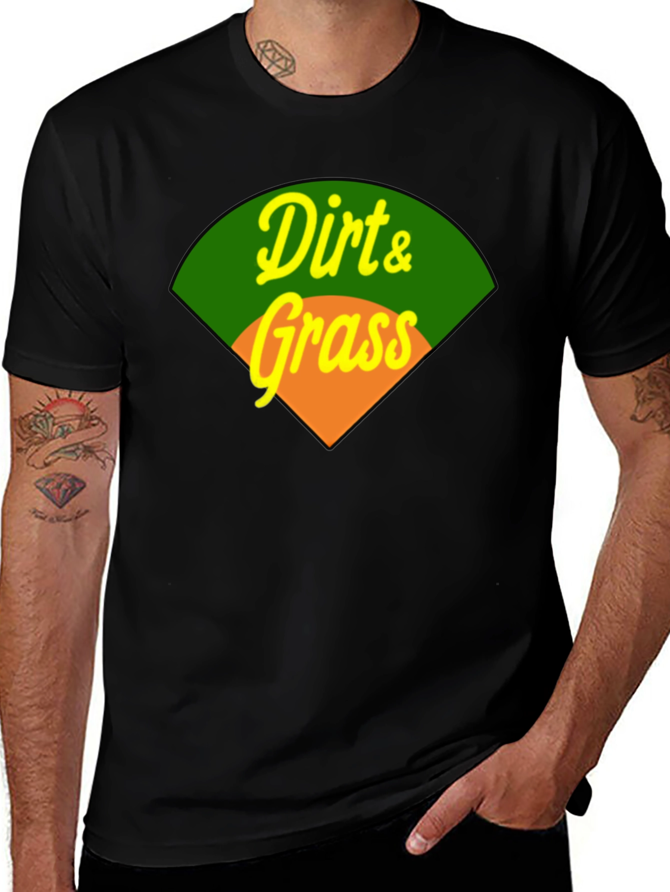 Dirt & Grass Baseball Field T-Shirt