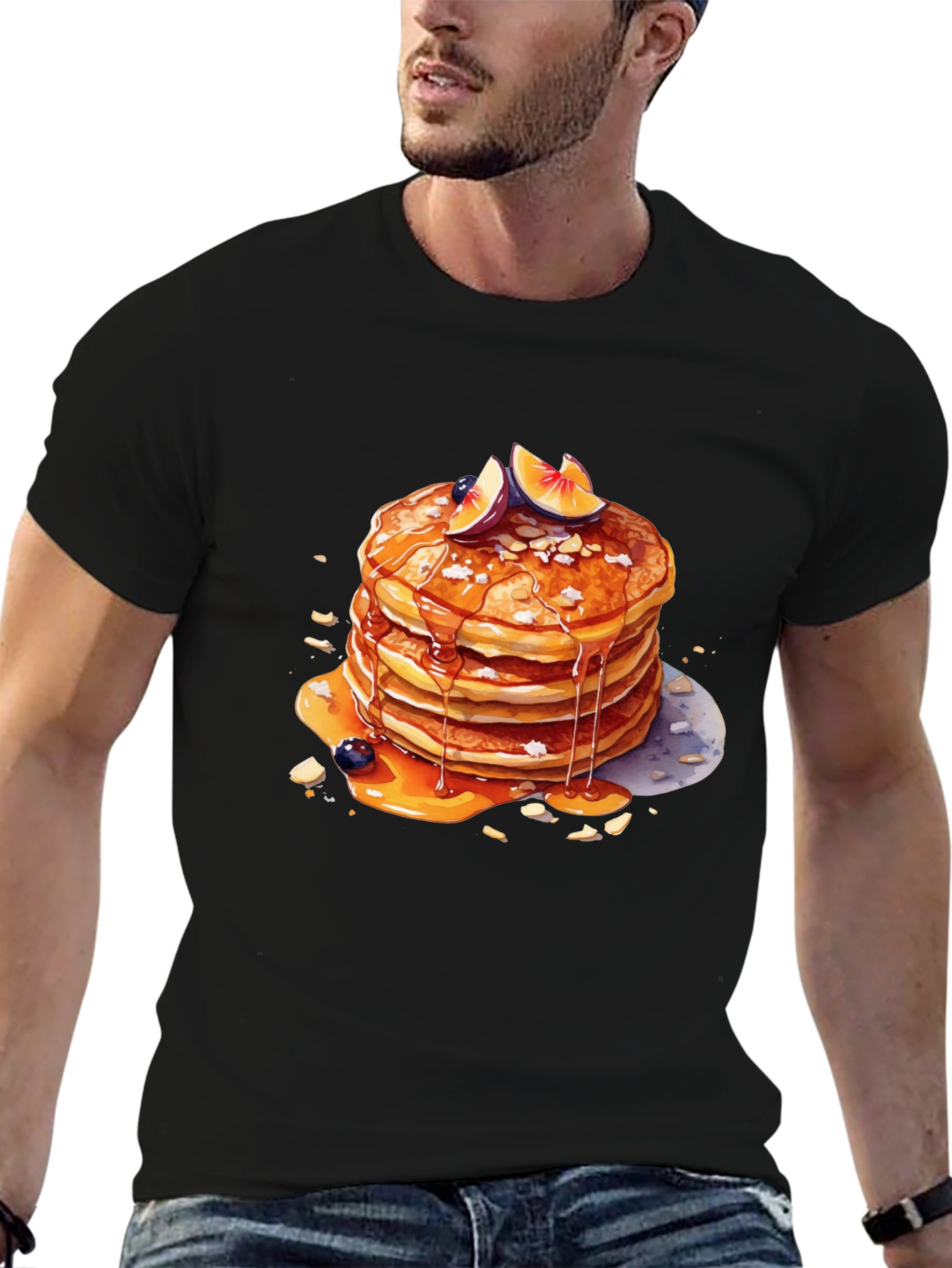 Pancake Stack Graphic Tee - Delicious Style