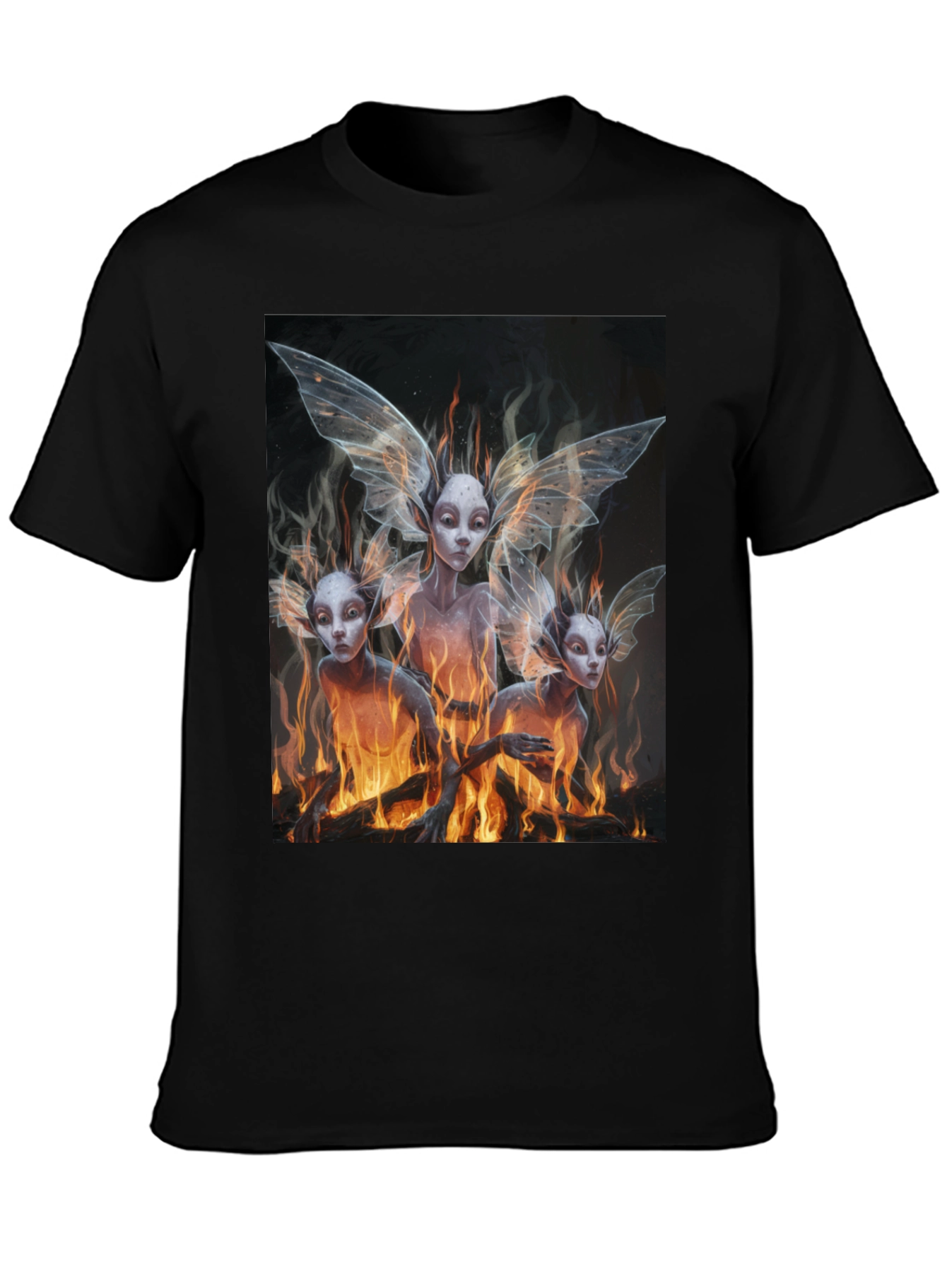 Fiery Fairy T-Shirt - Unique Graphic Tee