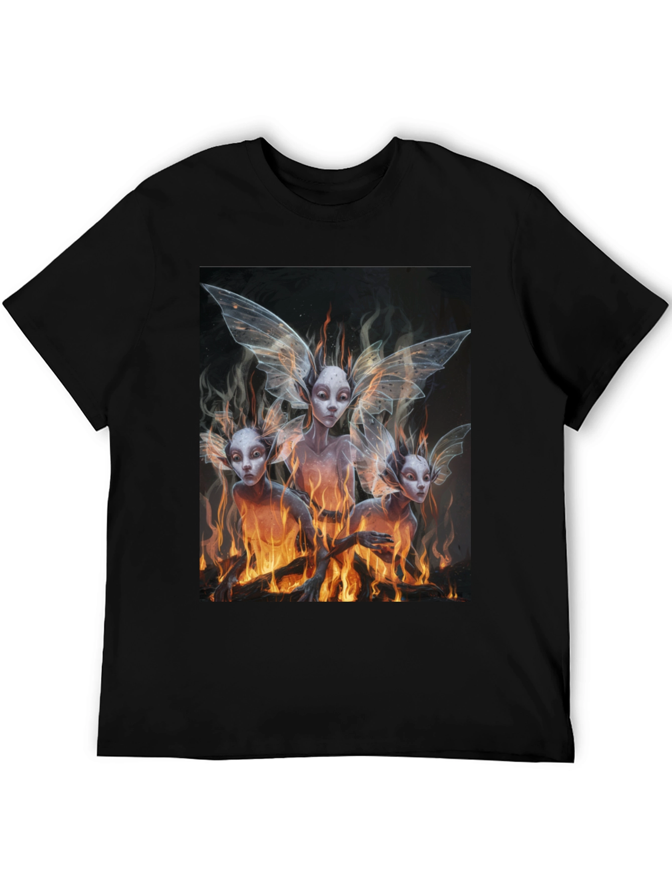 Fiery Fairy T-Shirt - Unique Graphic Tee