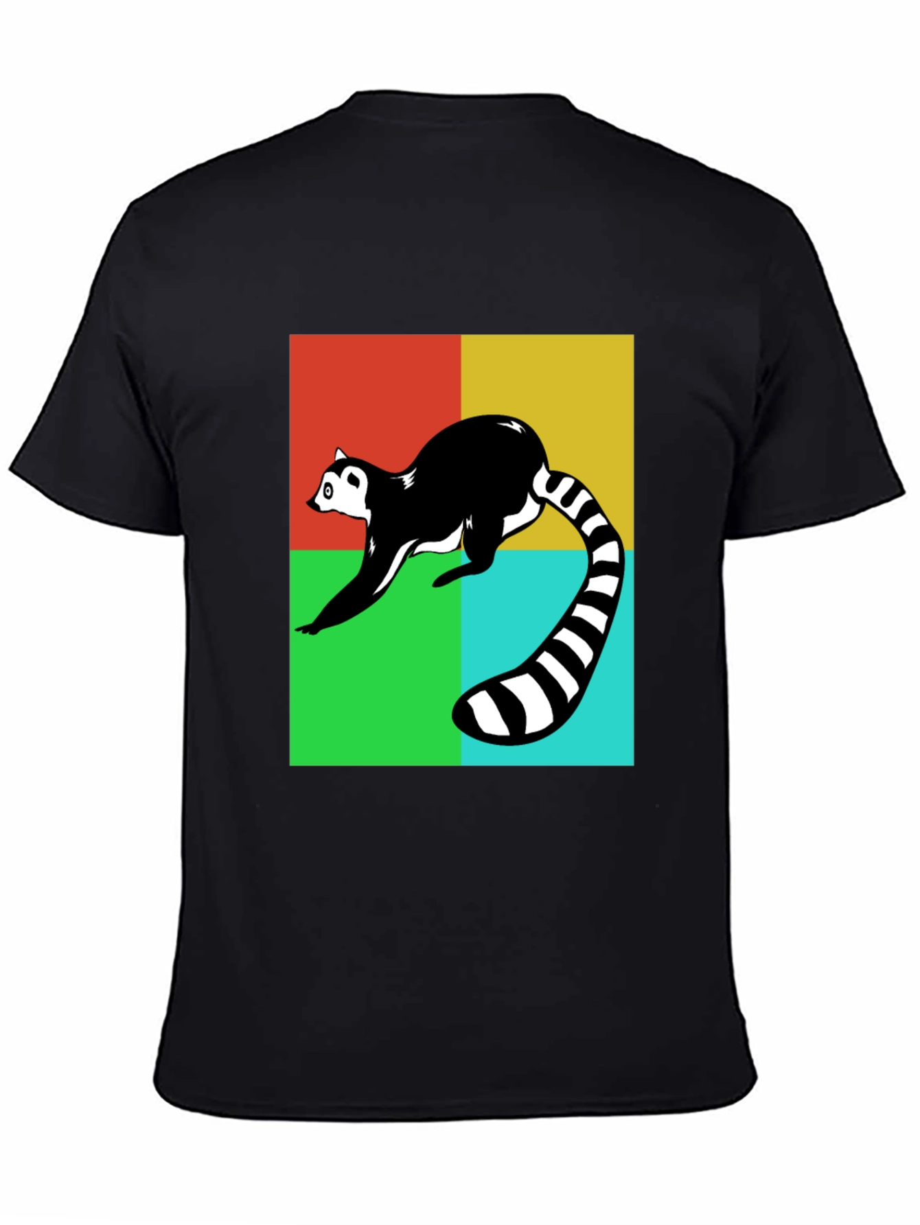 Funky Lemur T-Shirt - Retro Pop Style