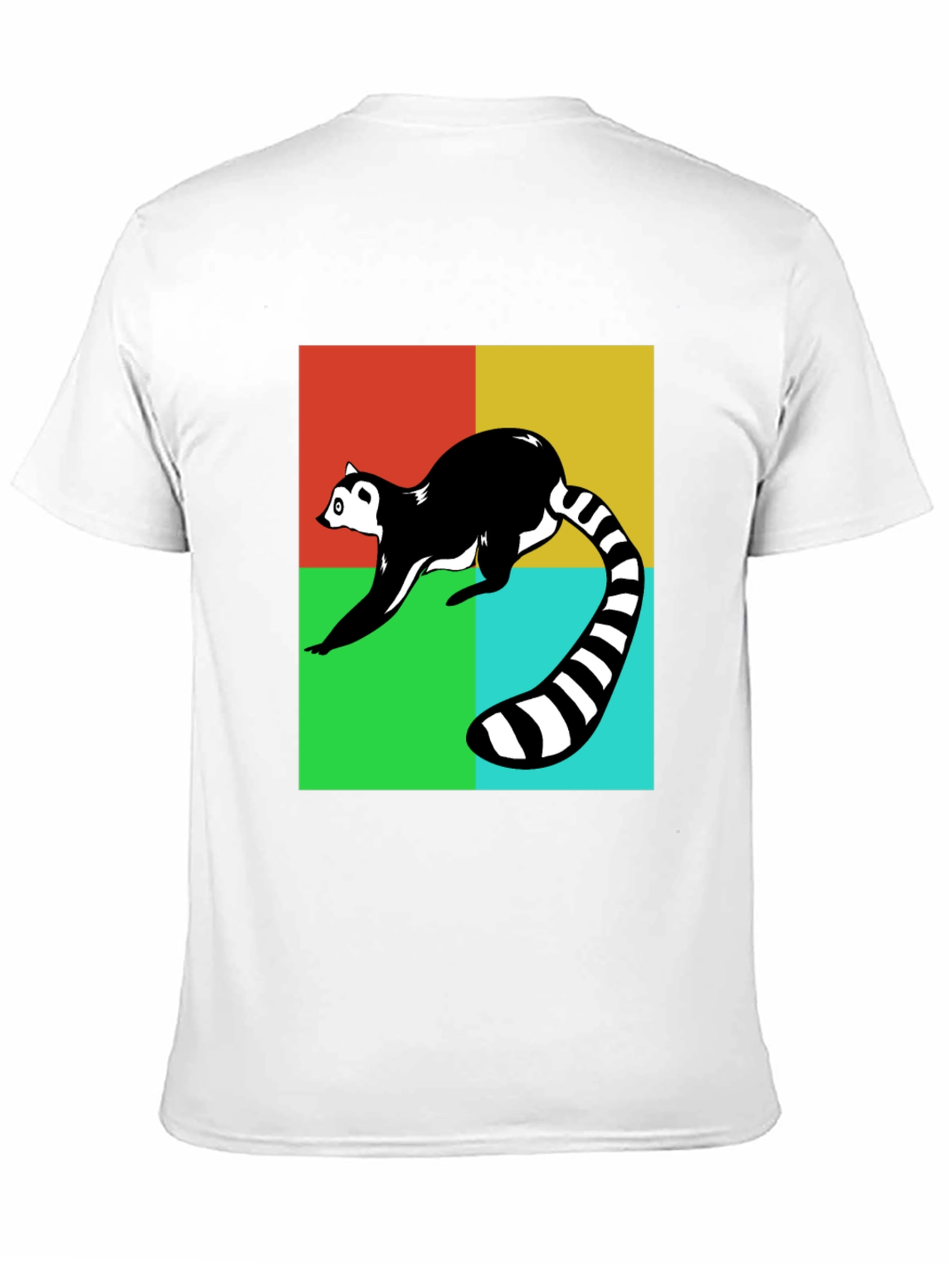 Funky Lemur T-Shirt - Retro Pop Style