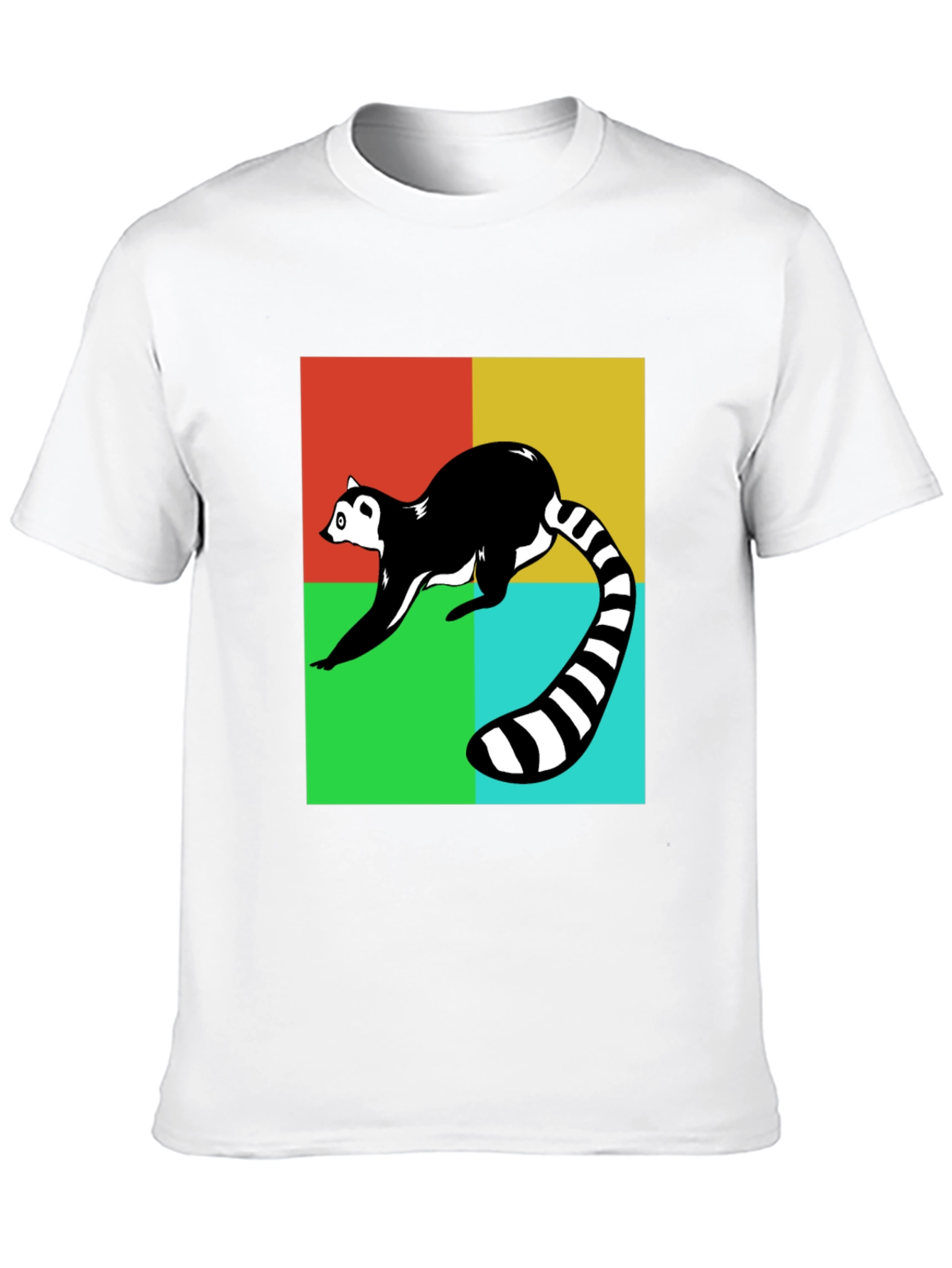 Funky Lemur T-Shirt - Retro Pop Style