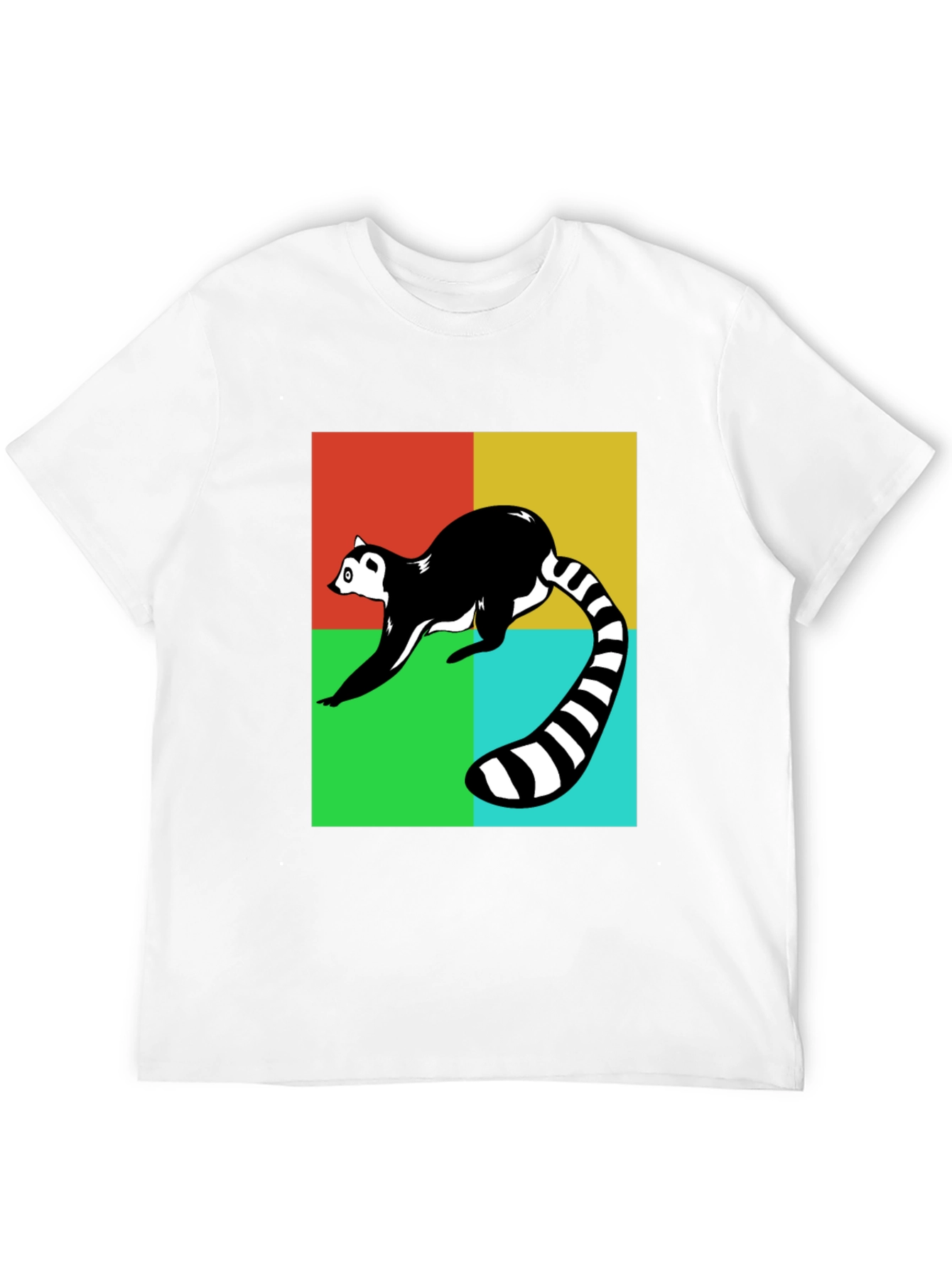 Funky Lemur T-Shirt - Retro Pop Style