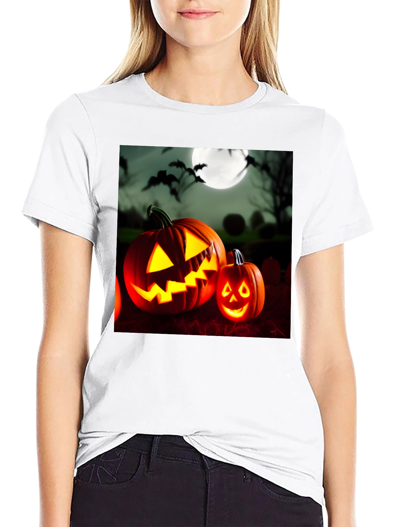 Halloween Pumpkin T-Shirt - Spooky Season Tee