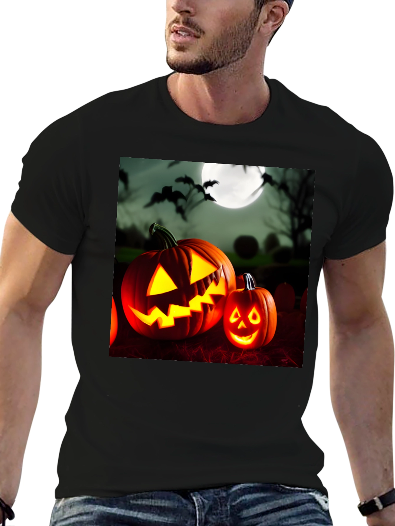 Halloween Pumpkin T-Shirt - Spooky Season Tee