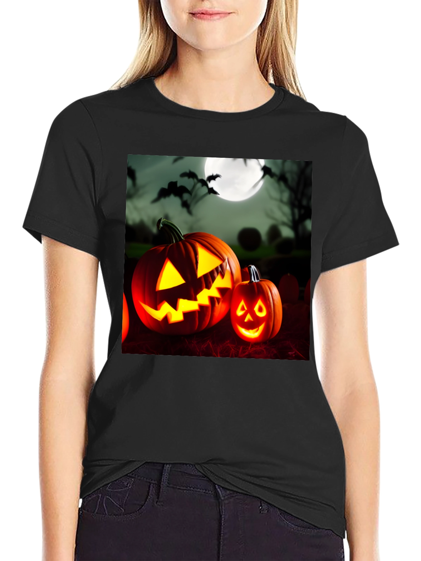 Halloween Pumpkin T-Shirt - Spooky Season Tee