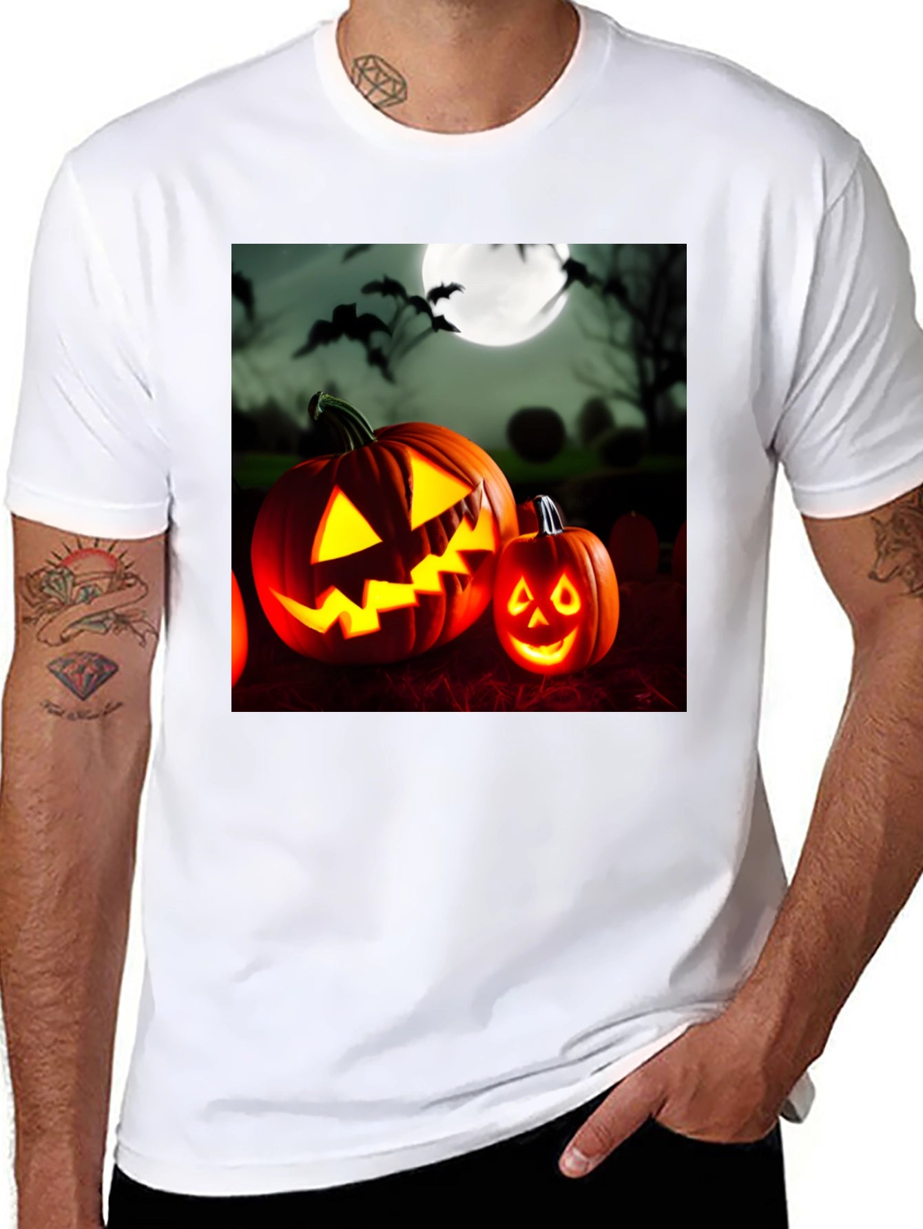 Halloween Pumpkin T-Shirt - Spooky Season Tee