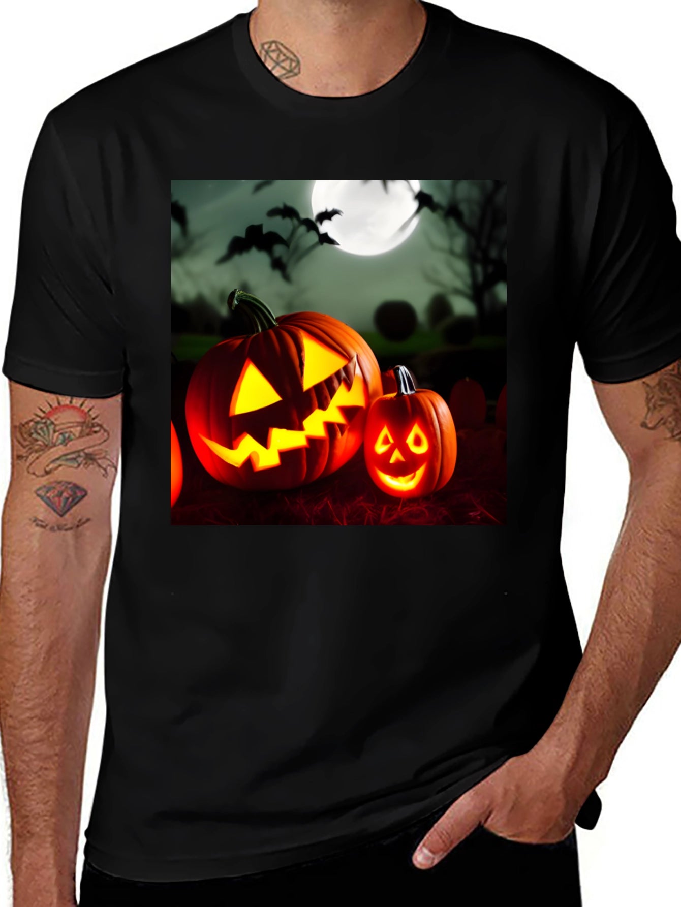 Halloween Pumpkin T-Shirt - Spooky Season Tee