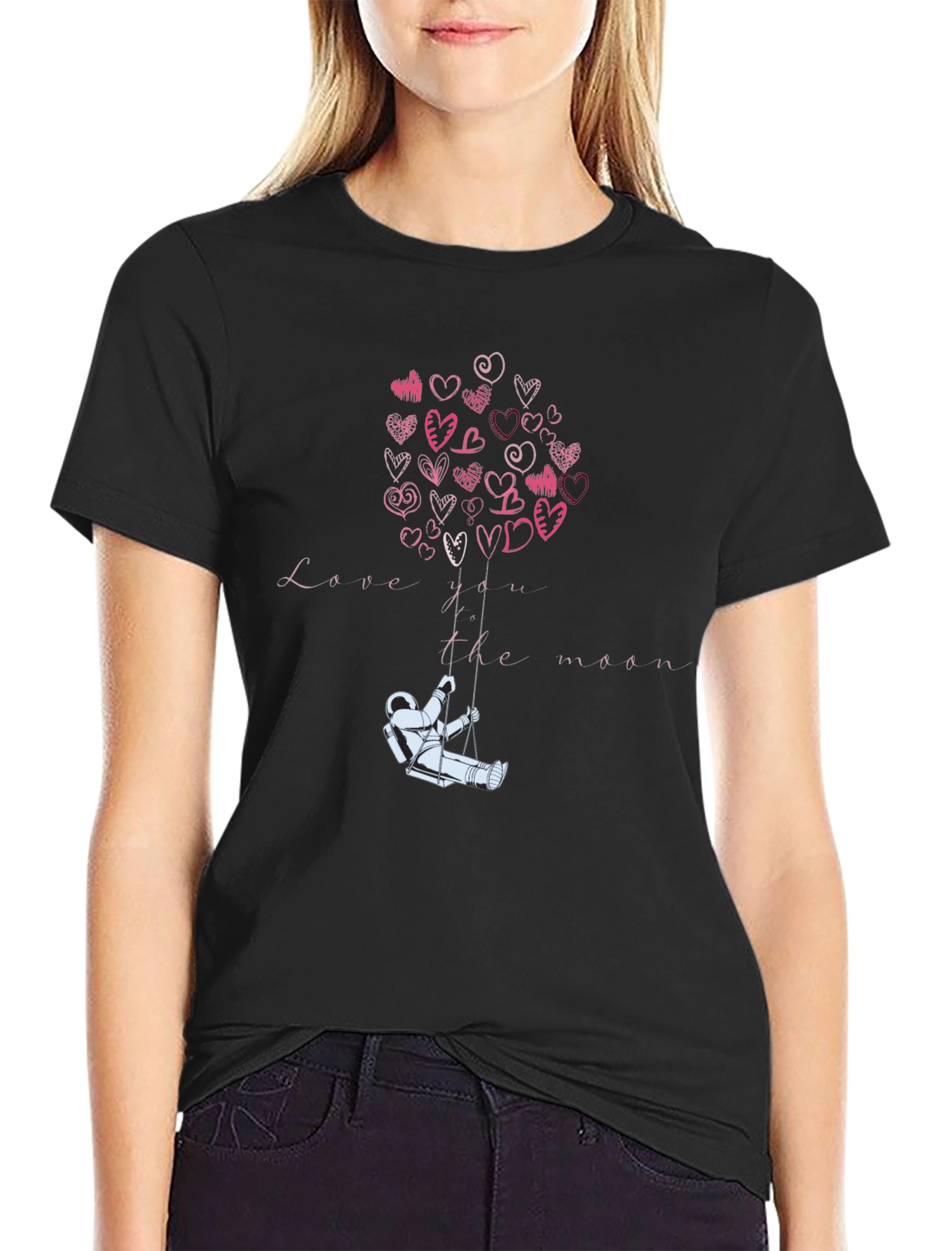 Love You to the Moon Astronaut Graphic Tee