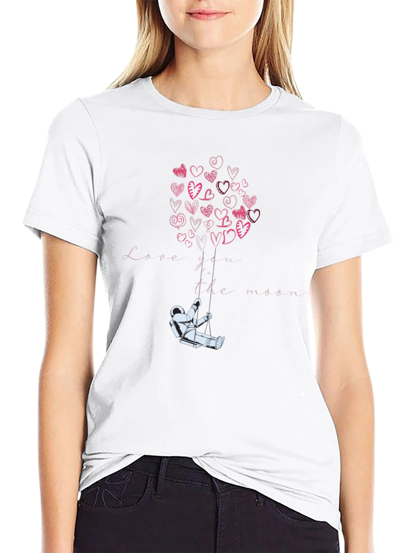 Love You to the Moon Astronaut Graphic Tee