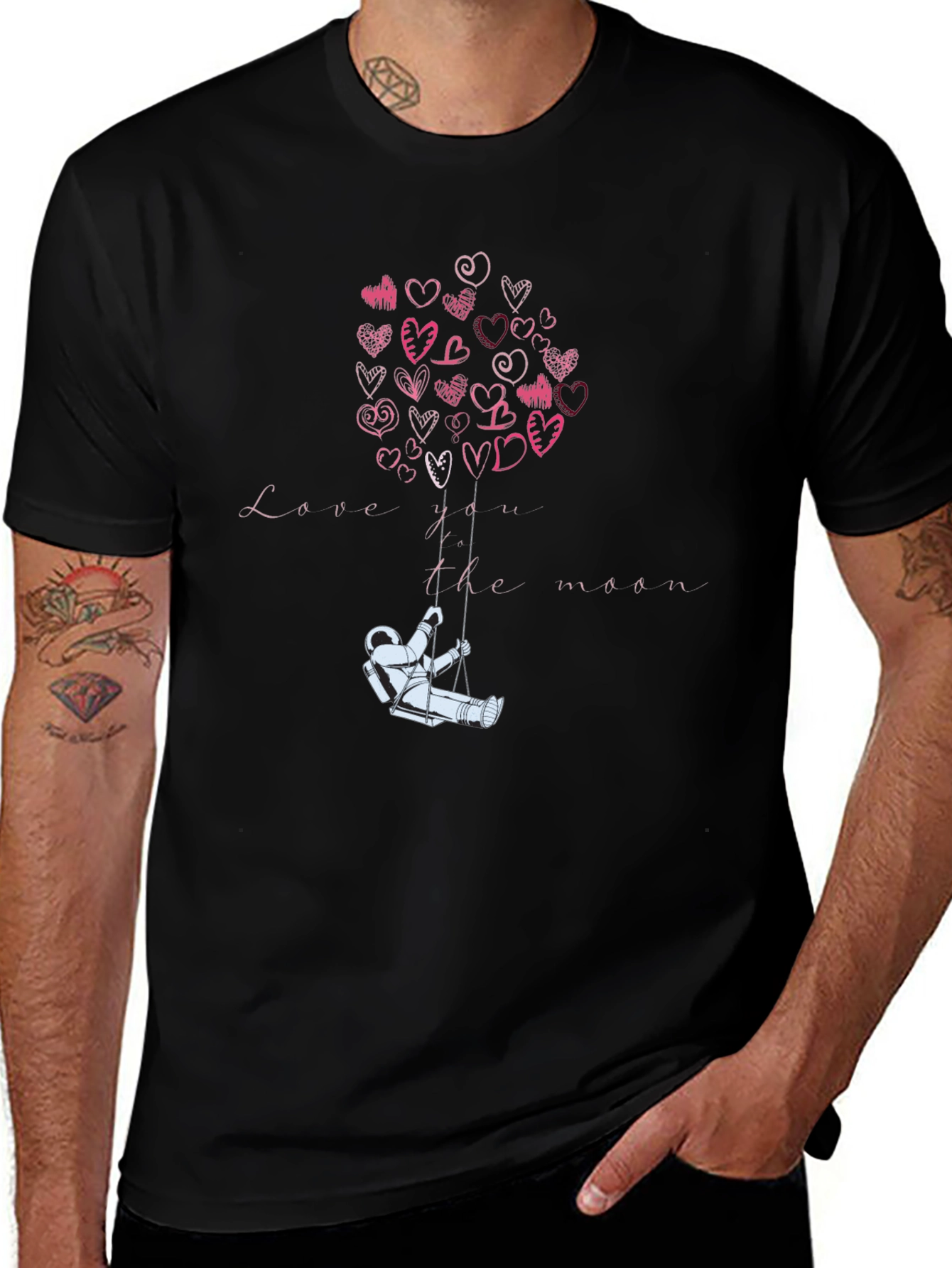 Love You to the Moon Astronaut Graphic Tee
