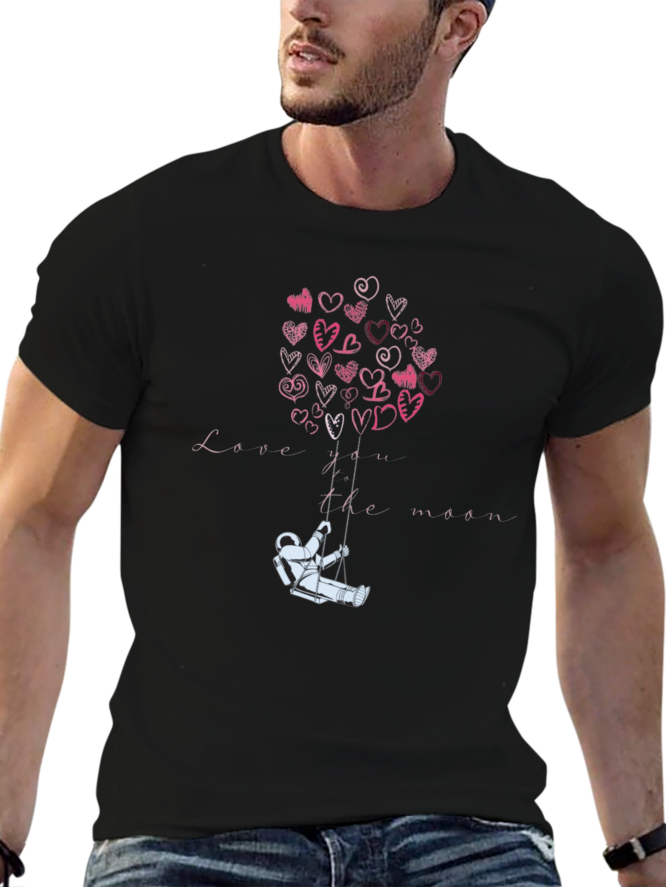 Love You to the Moon Astronaut Graphic Tee