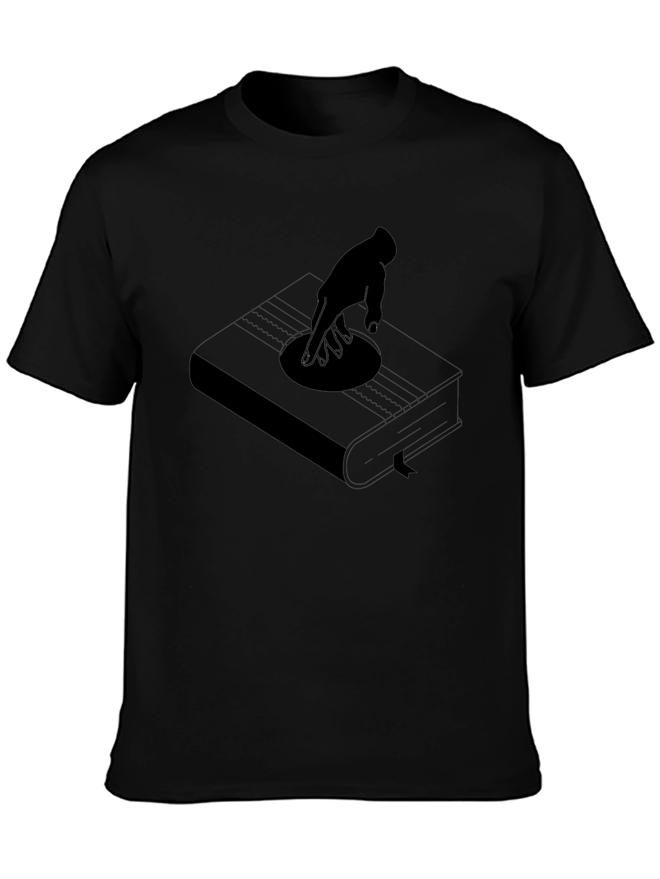 Bookish Beats Black T-Shirt