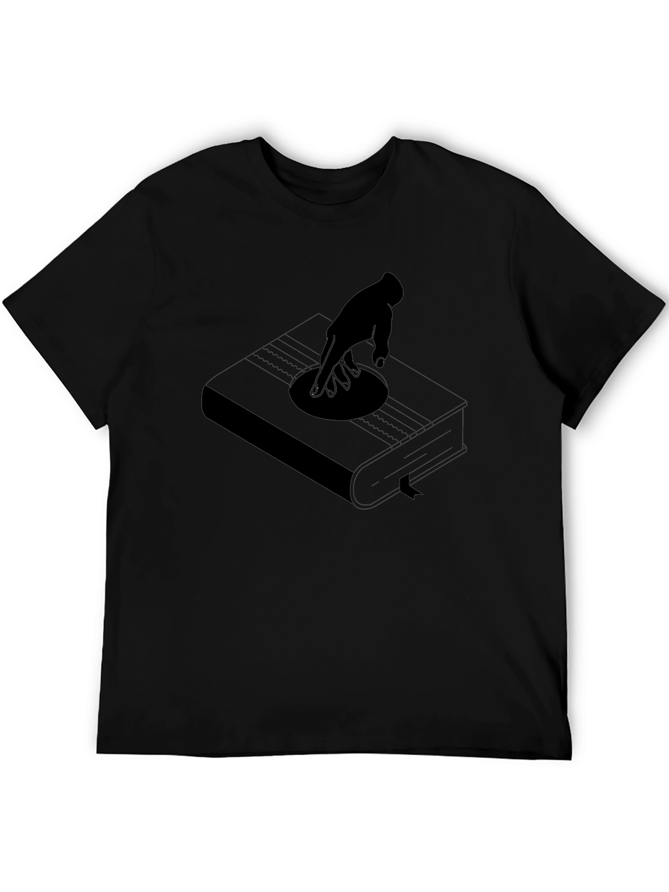 Bookish Beats Black T-Shirt