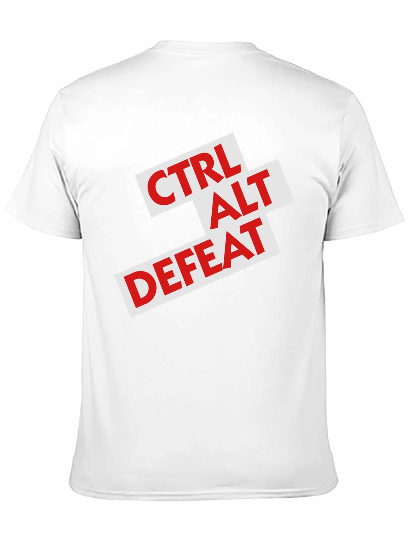 Ctrl Alt Defeat Graphic Tee - Black T-Shirt