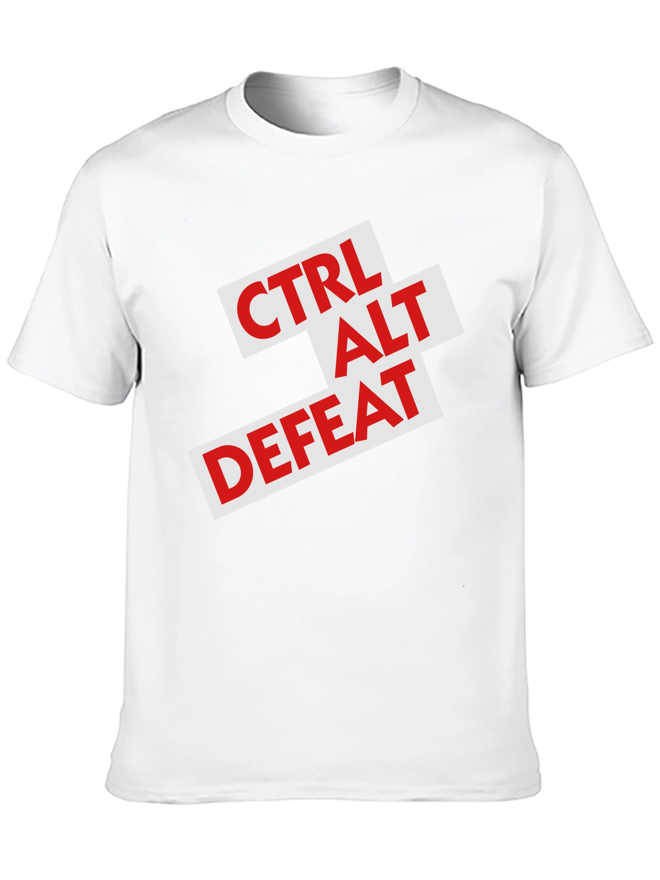 Ctrl Alt Defeat Graphic Tee - Black T-Shirt