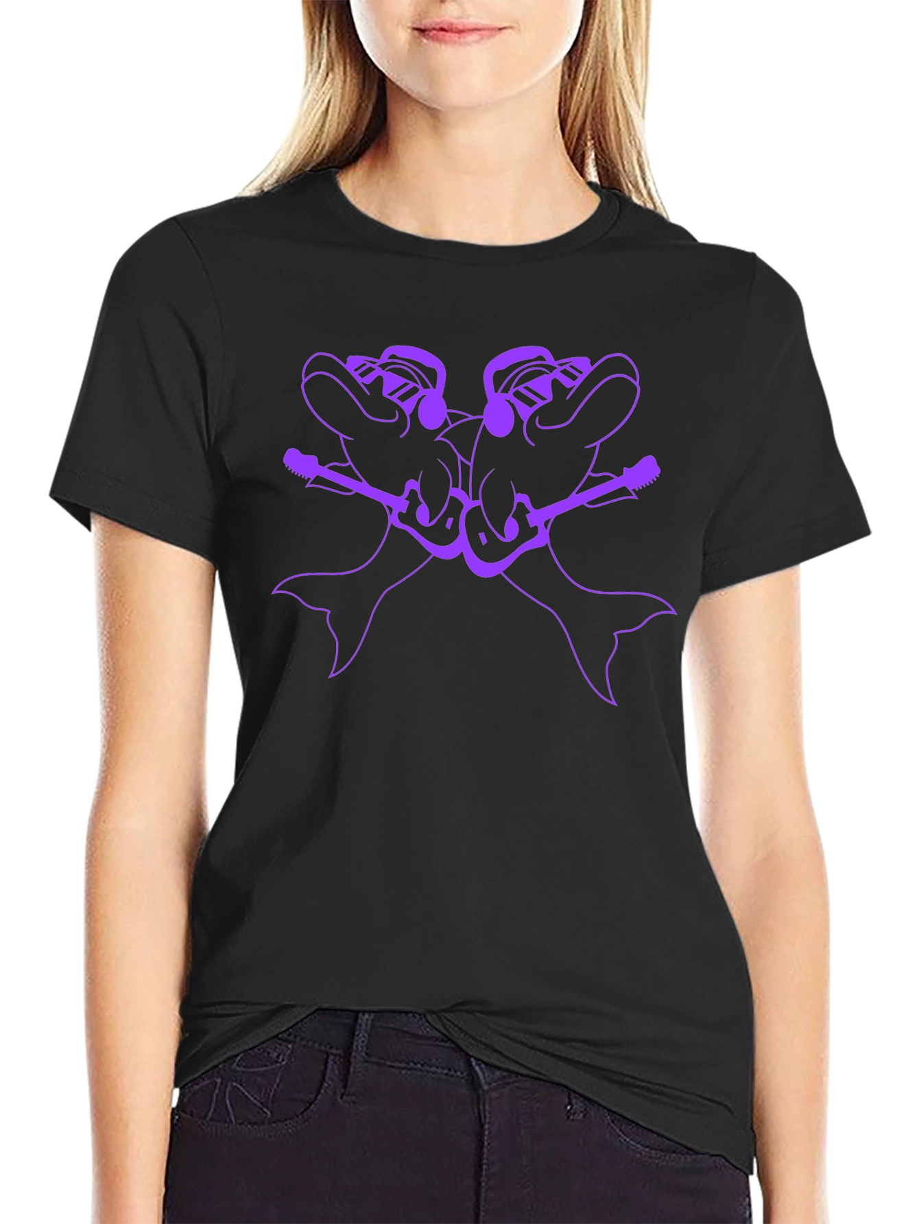 Dolphin Guitar Graphic Tee