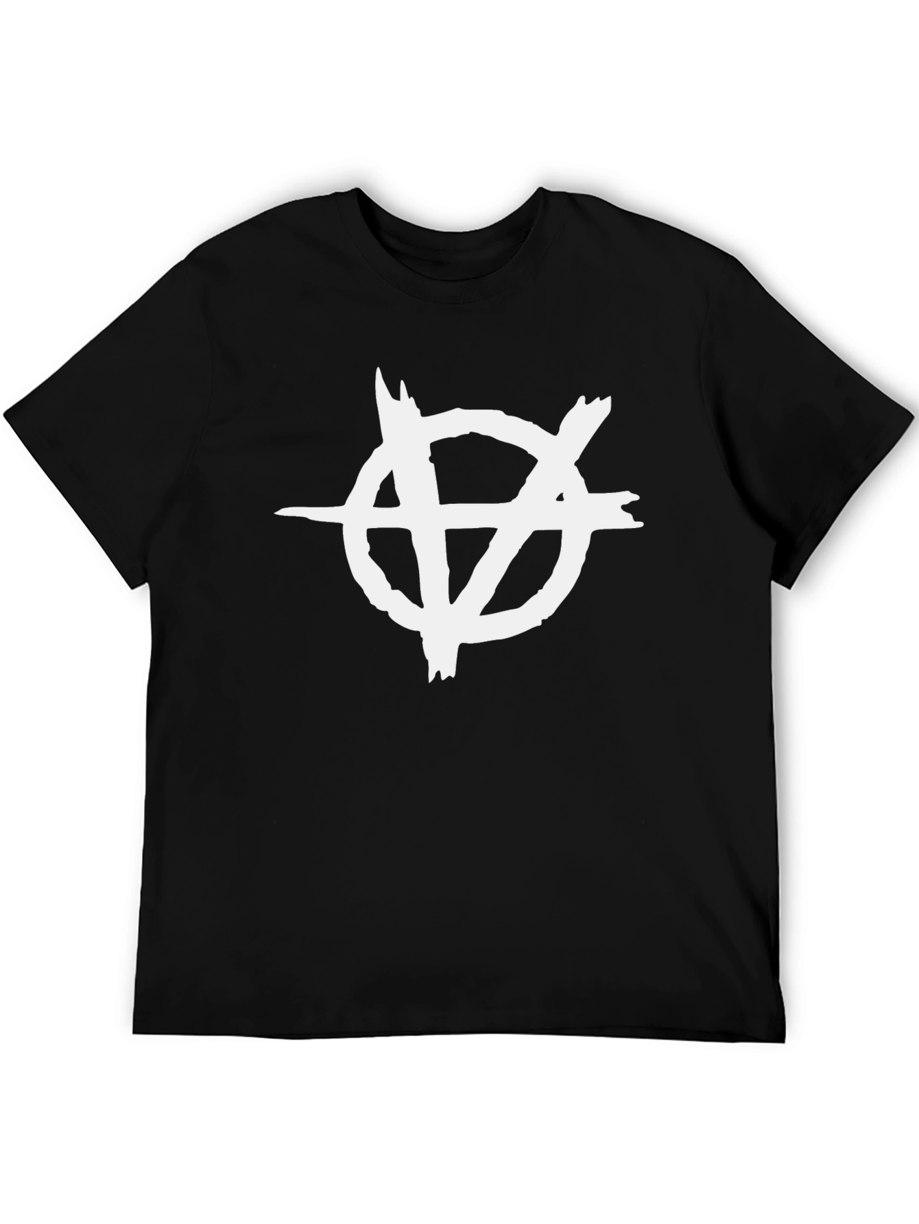 Anarchy Symbol T-Shirt - Black Graphic Tee