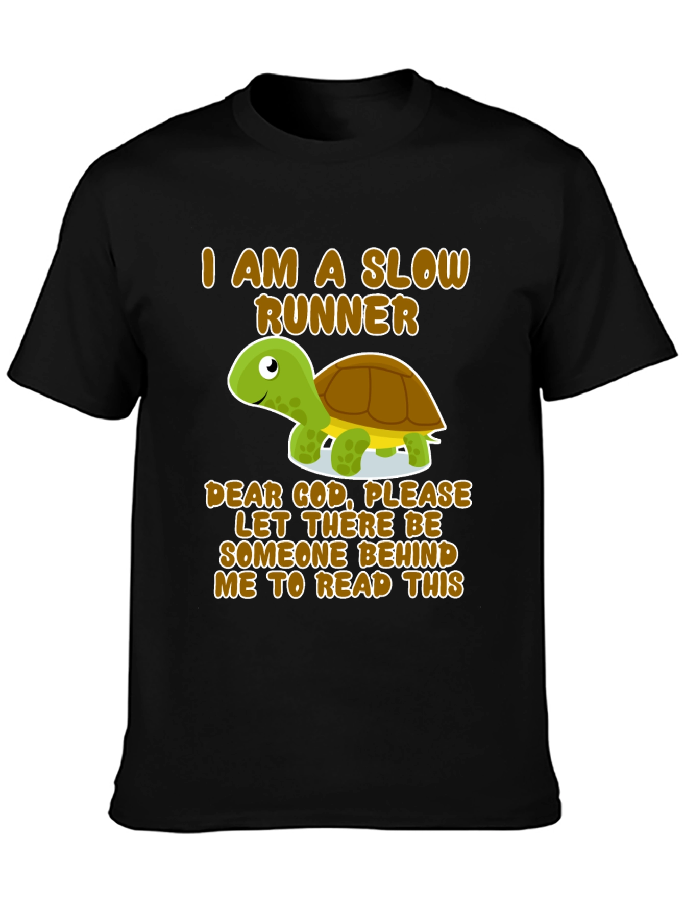 Slow Runner Turtle Graphic T-Shirt