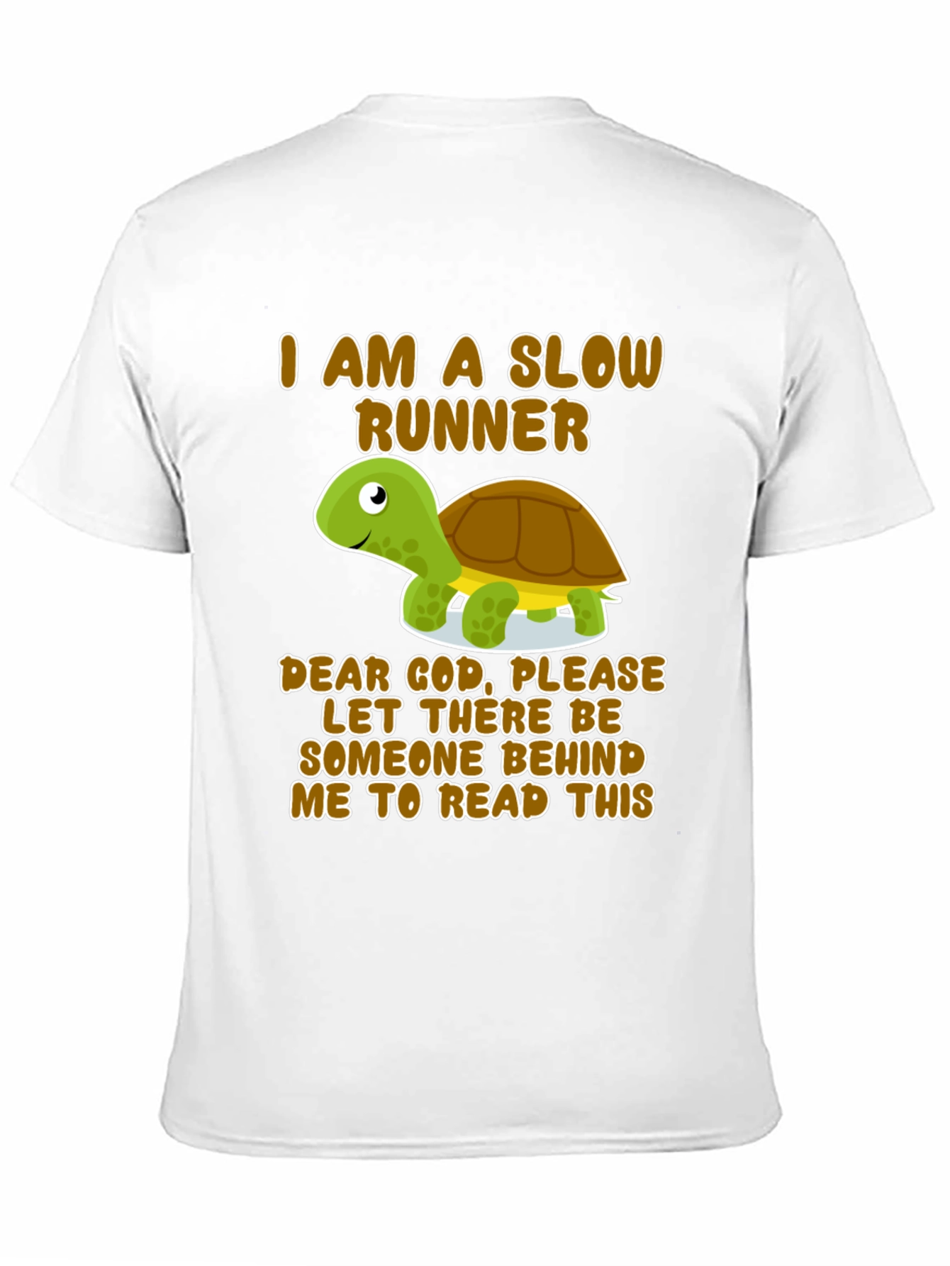 Slow Runner Turtle Graphic T-Shirt