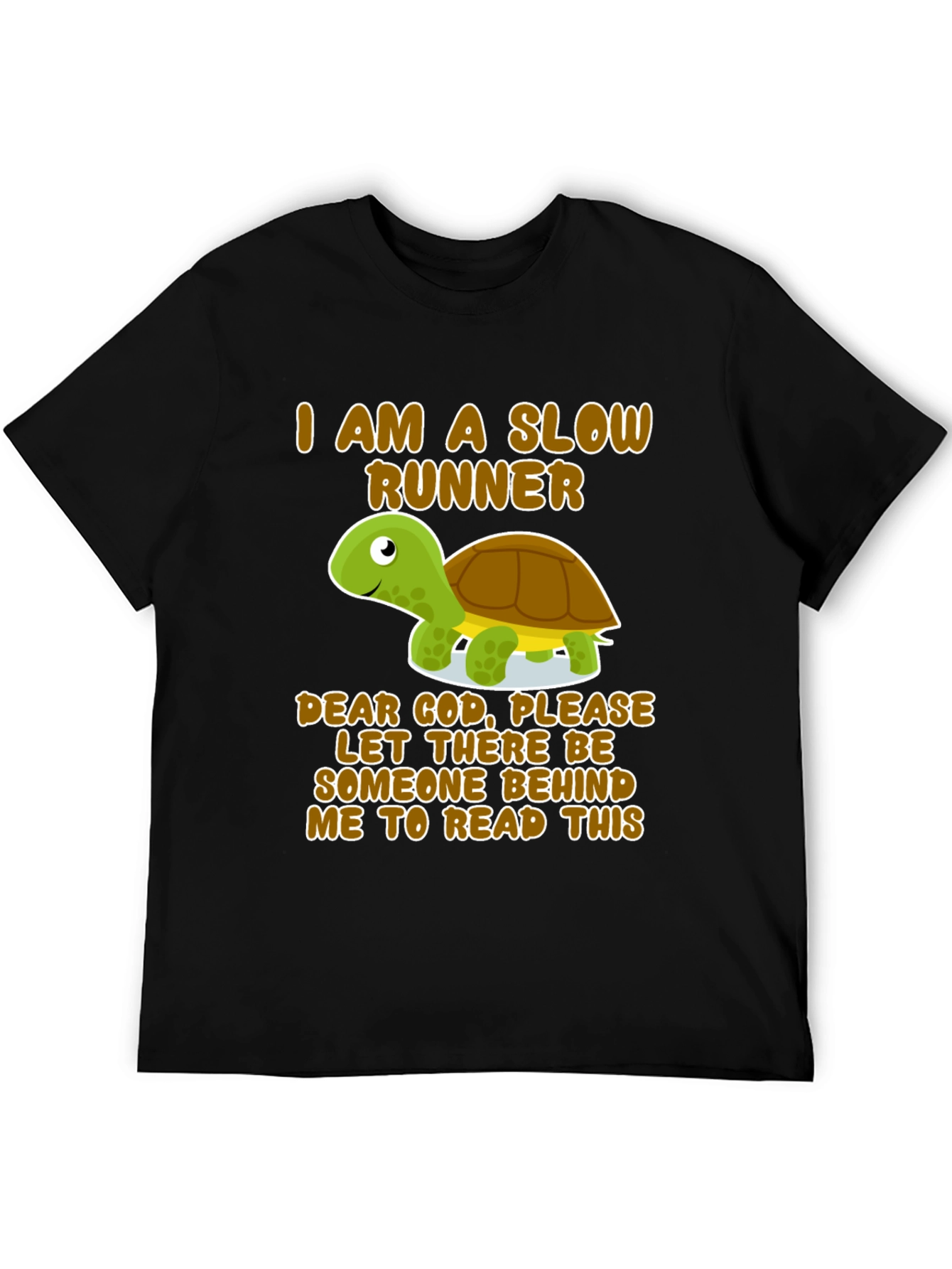 Slow Runner Turtle Graphic T-Shirt
