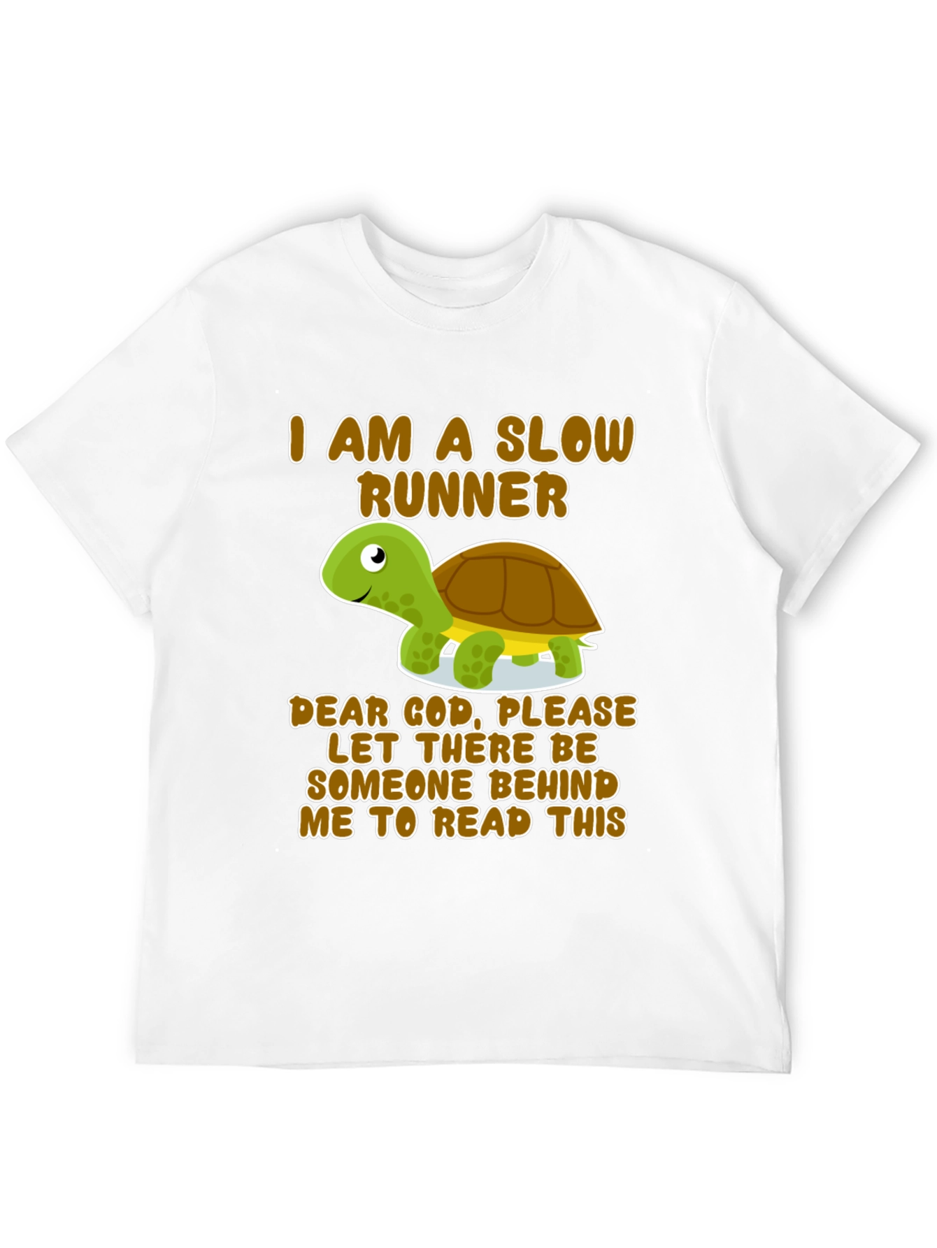 Slow Runner Turtle Graphic T-Shirt