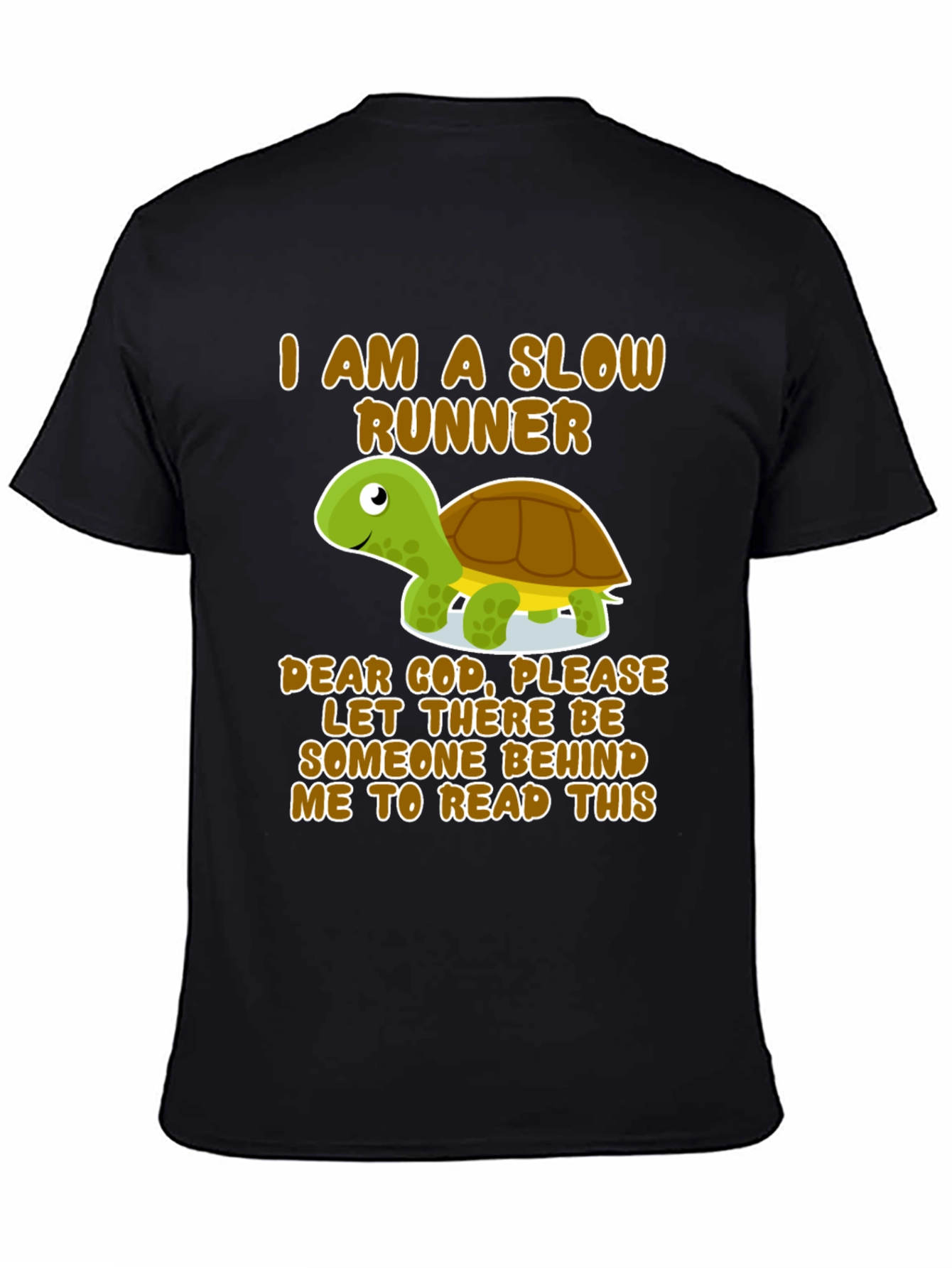 Slow Runner Turtle Graphic T-Shirt
